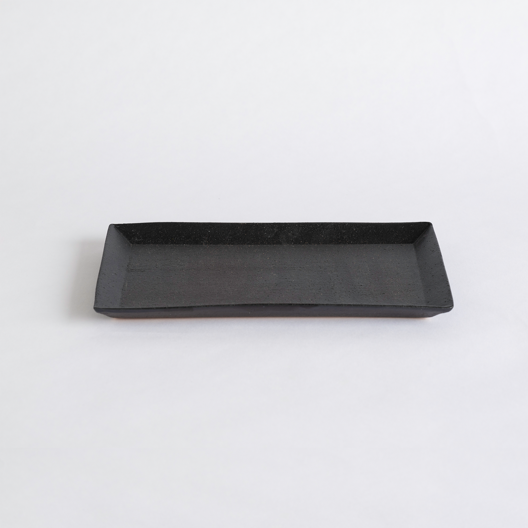 Rectangular Plate-handmade Shigaraki Tableware / Plates-TEIBAN WARE-Meizan Kiln