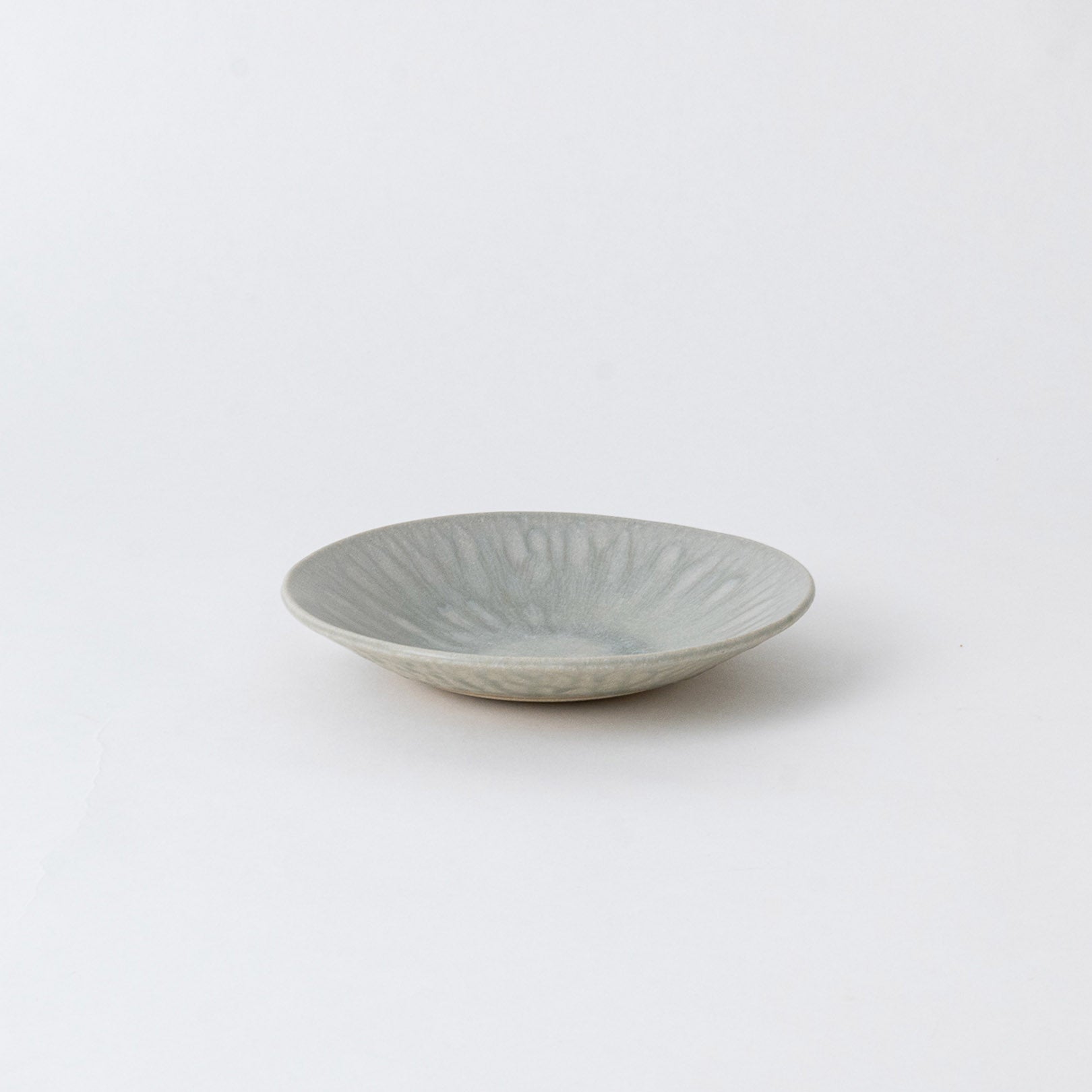 Salad Plate 19cm-handmade Shigaraki Tableware / Plates-HIJICA-Meizan Kiln
