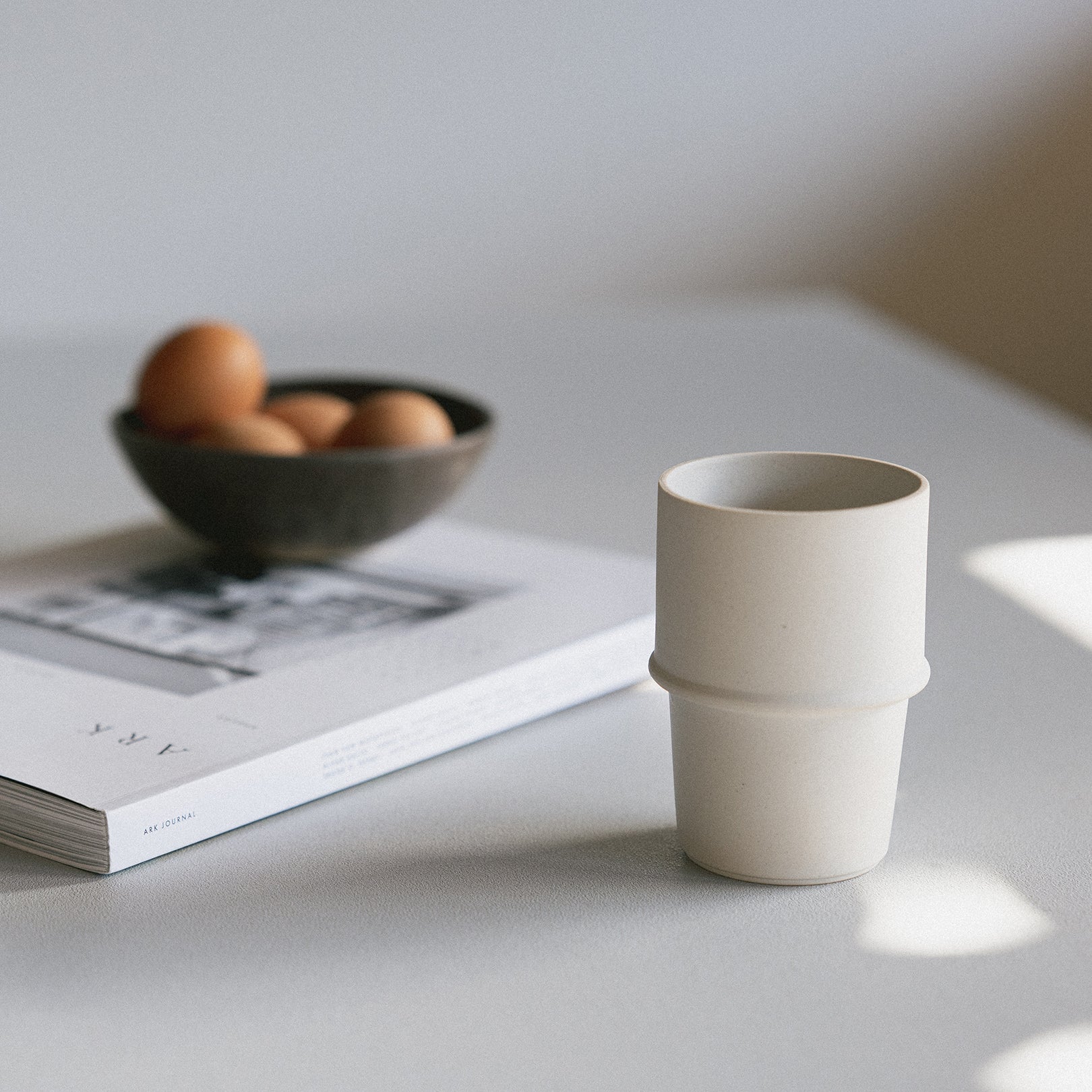 Tumbler 250ml-handmade Shigaraki Tableware / Cups & Teacups-HIJICA-Meizan Kiln