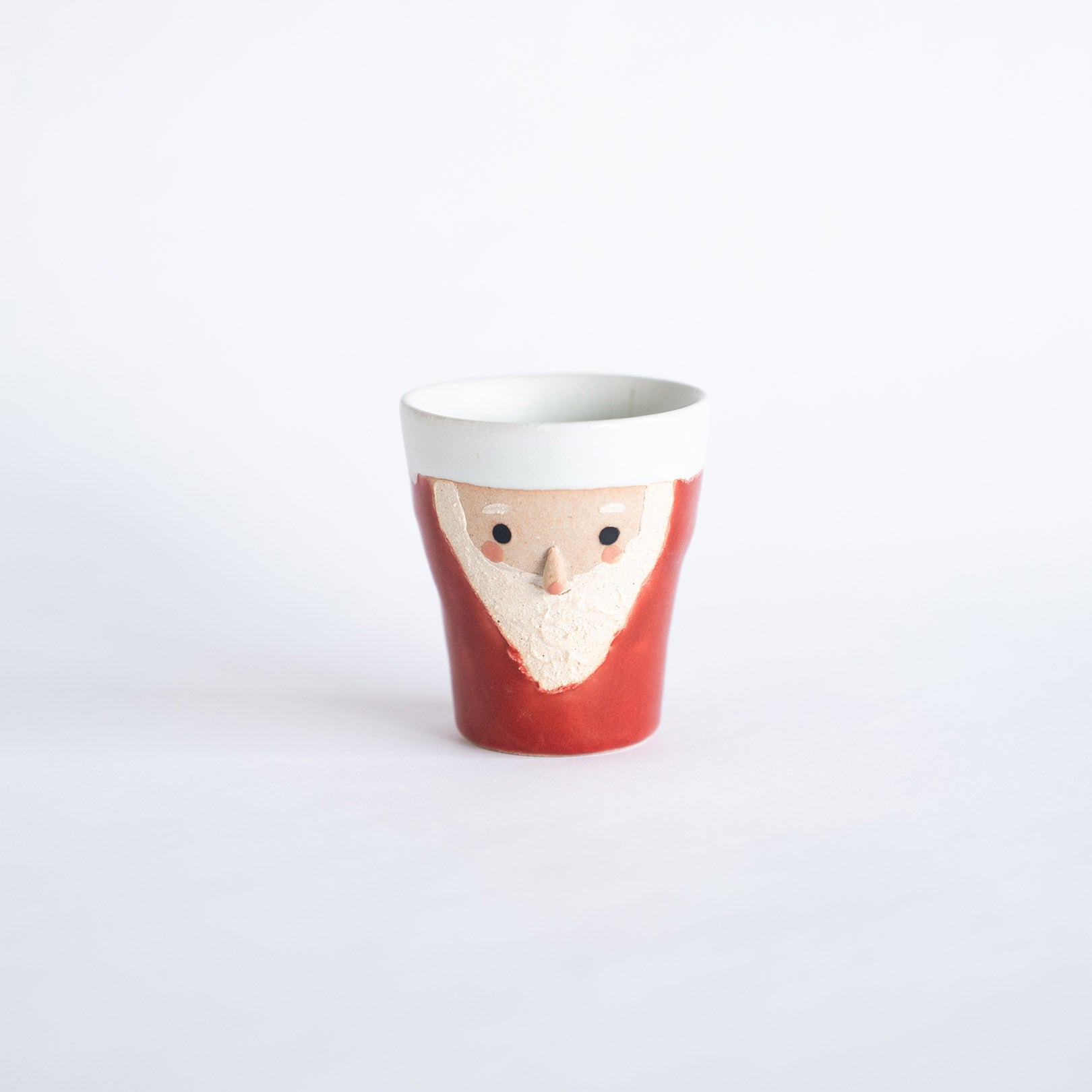 Festive Cup-handmade Shigaraki Tableware / Cups & Teacups-Christmas-Meizan Kiln