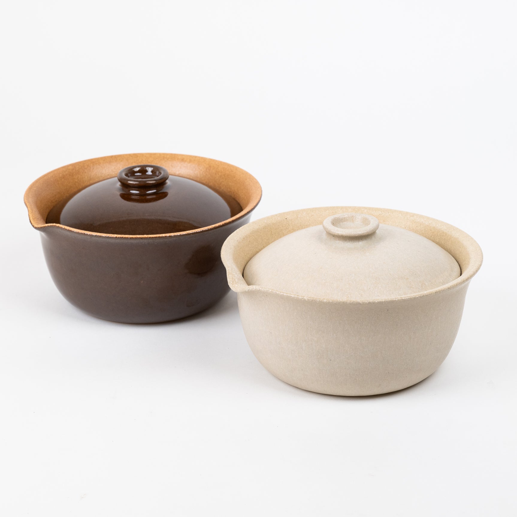 Microwave Clay Steamer-handmade Shigaraki Kitchenware / Steamers-Clay Cooking Utensils-Meizan Kiln