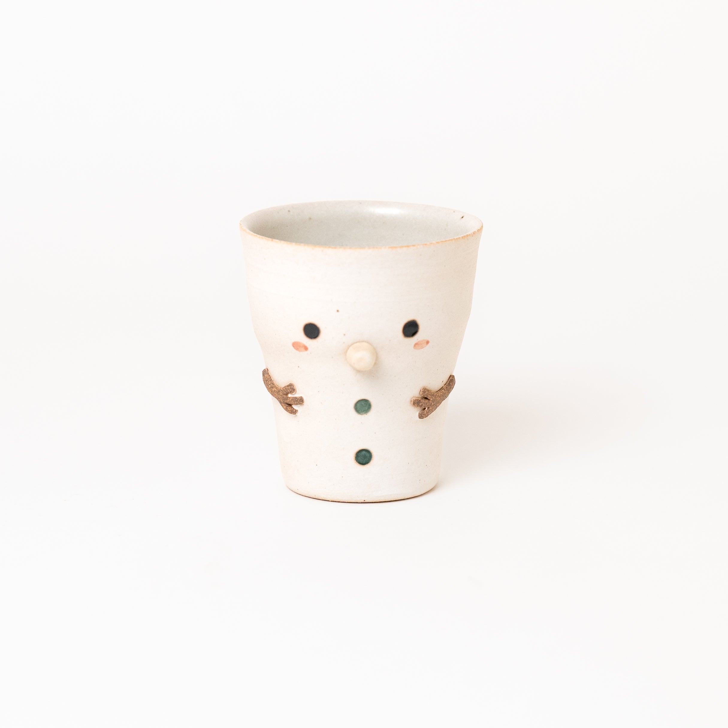 Festive Cup-handmade Shigaraki Tableware / Cups & Teacups-Christmas-Meizan Kiln