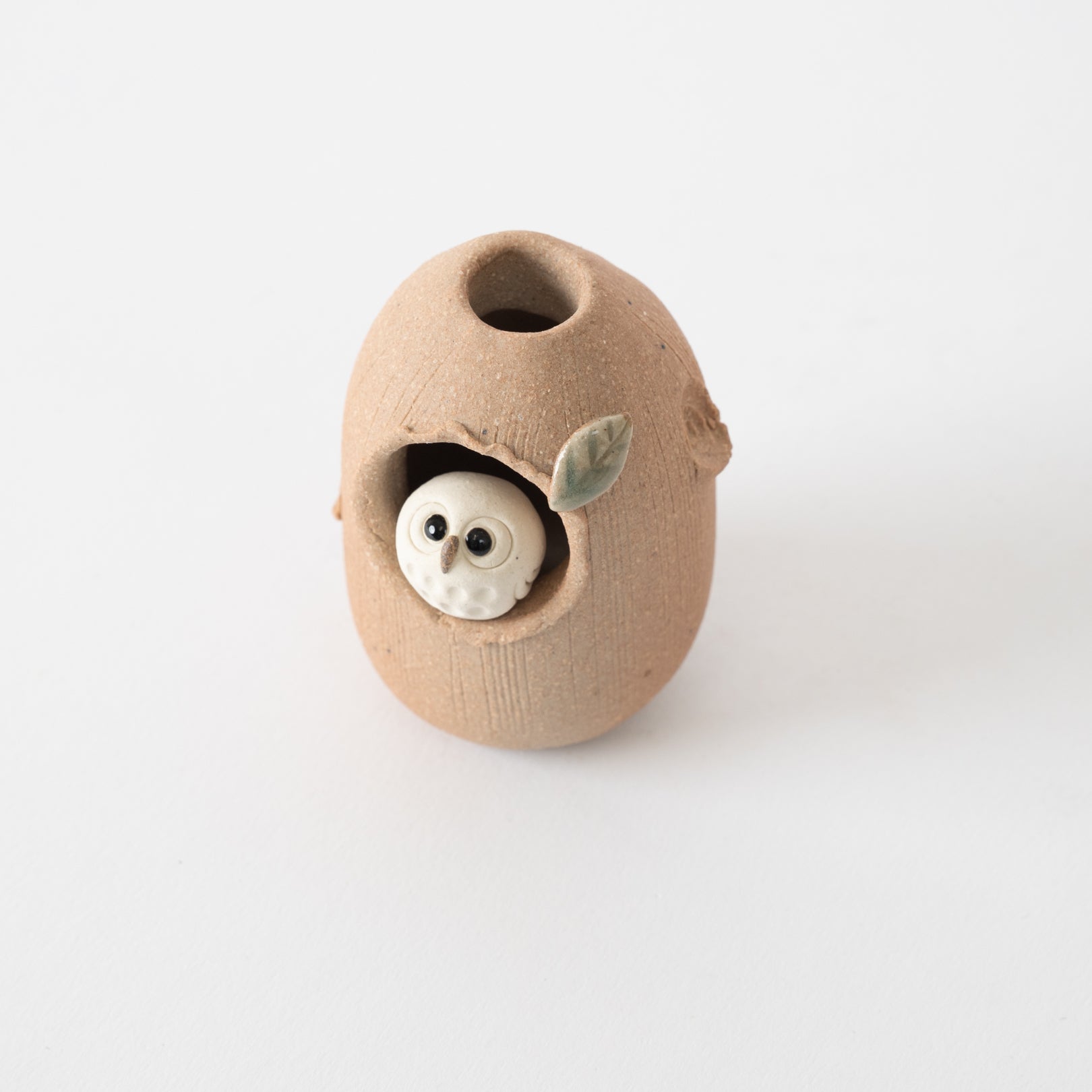 Scarlet Owl Mini Vase