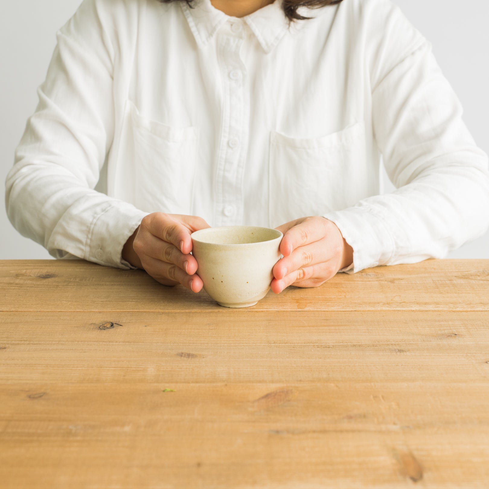 Tea Cup-handmade Shigaraki Tableware / Cups & Teacups-TEIBAN WARE-Meizan Kiln