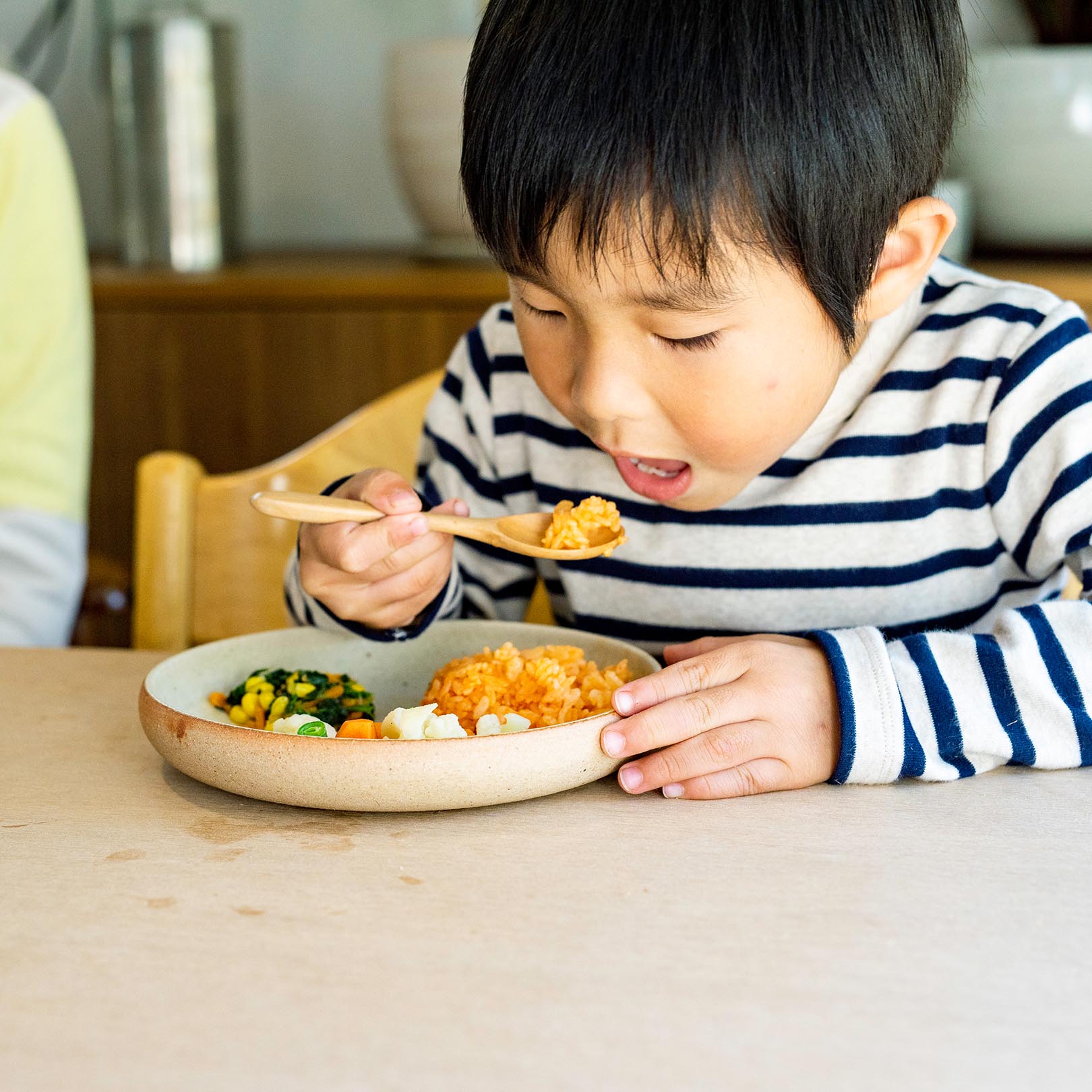 Child's Plate-handmade Shigaraki Tableware / Plates-codomono-Meizan Kiln