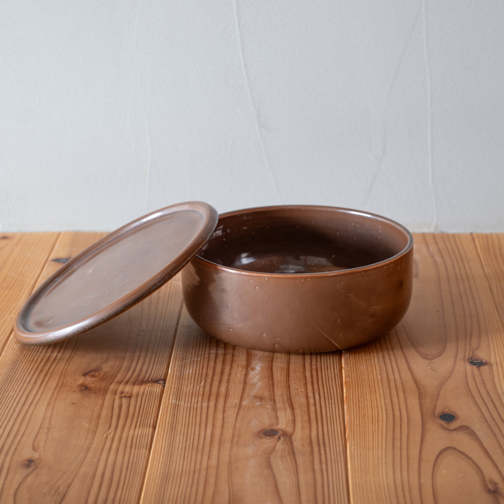 Handcrafted Shigaraki Compact Pickling Jar inWhite, , – Clay Cooking Utensils, made in Japan