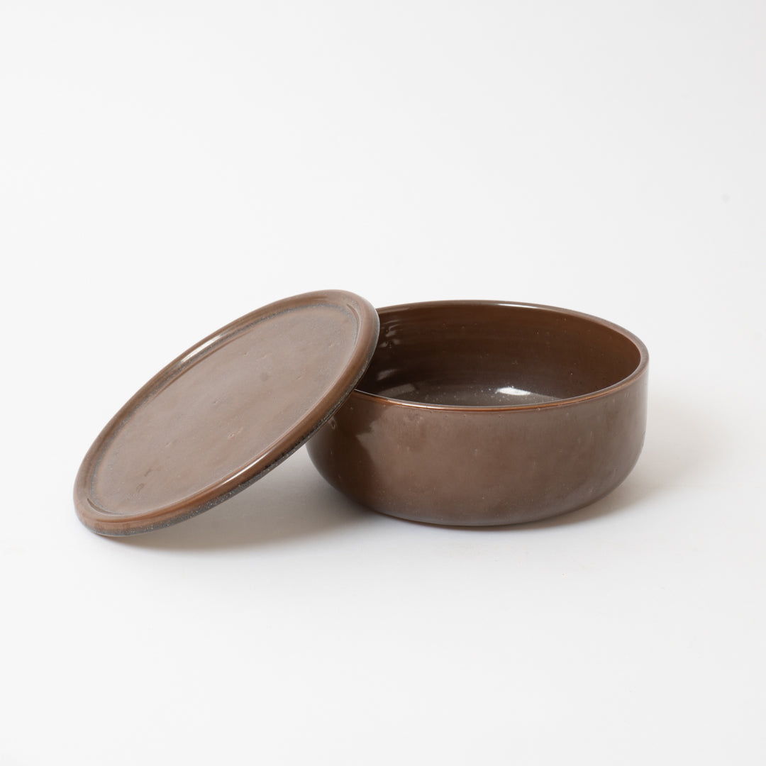 Handcrafted Shigaraki Compact Pickling Jar inWhite, , – Clay Cooking Utensils, made in Japan