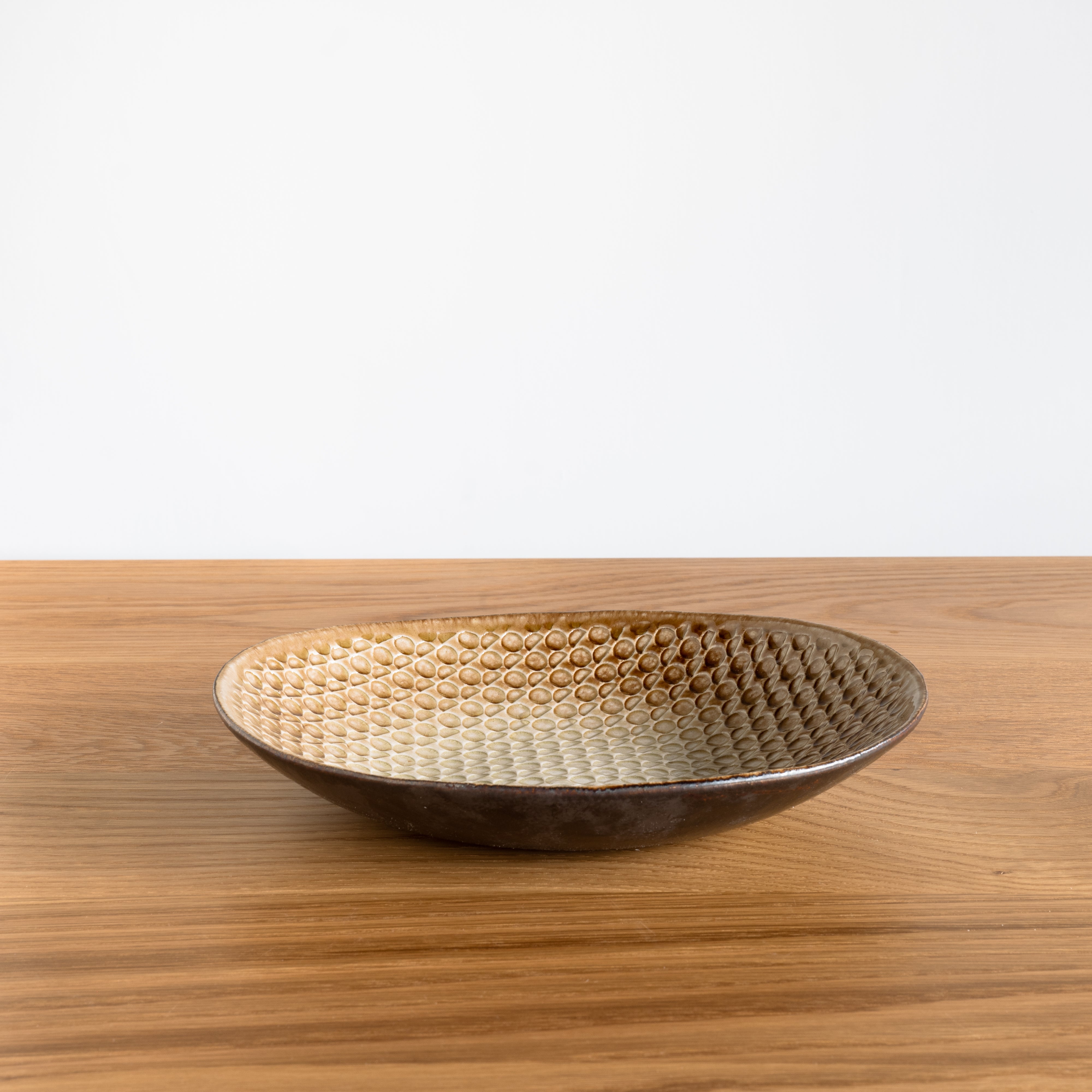 Handcrafted Shigaraki Deep Plate Medium inCeladon, , – Hitotsuki, made in Japan