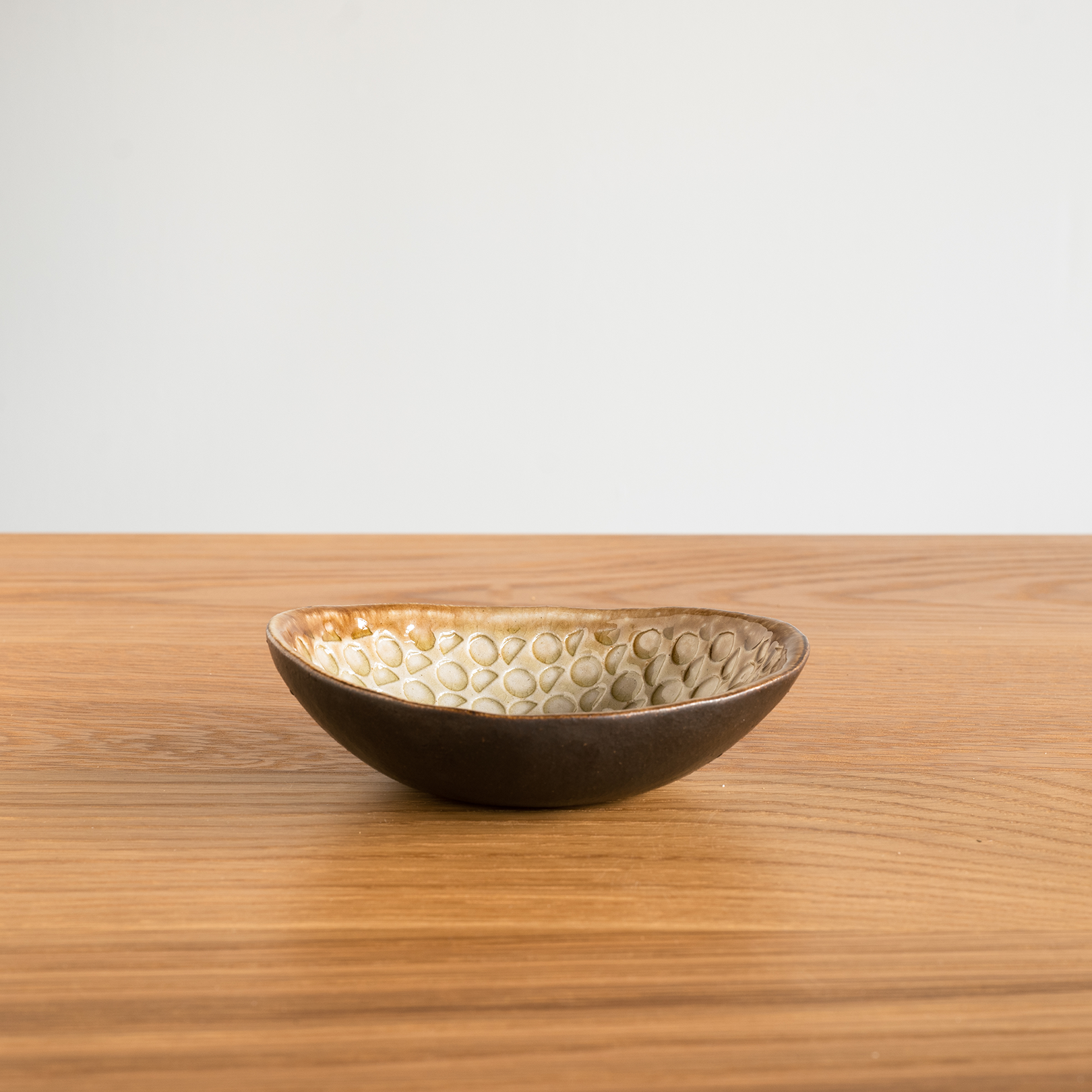 Handcrafted Shigaraki Deep Plate Mini inCeladon, , – Hitotsuki, made in Japan