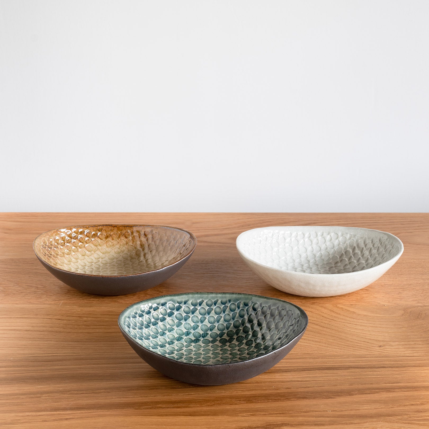 Handcrafted Shigaraki Deep Plate Small inCeladon, , – Hitotsuki, made in Japan