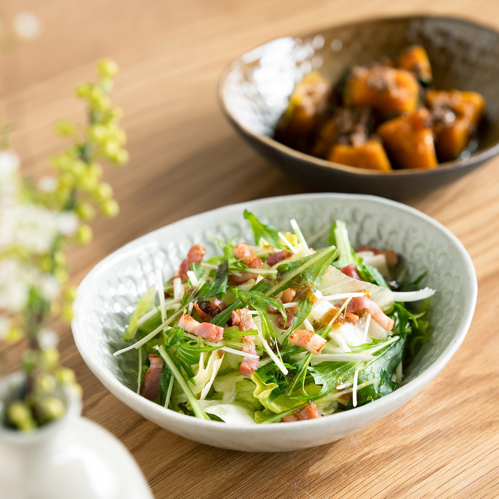 Deep Plate Small-handmade Shigaraki Tableware / Bowls-Hitotsuki-Meizan Kiln