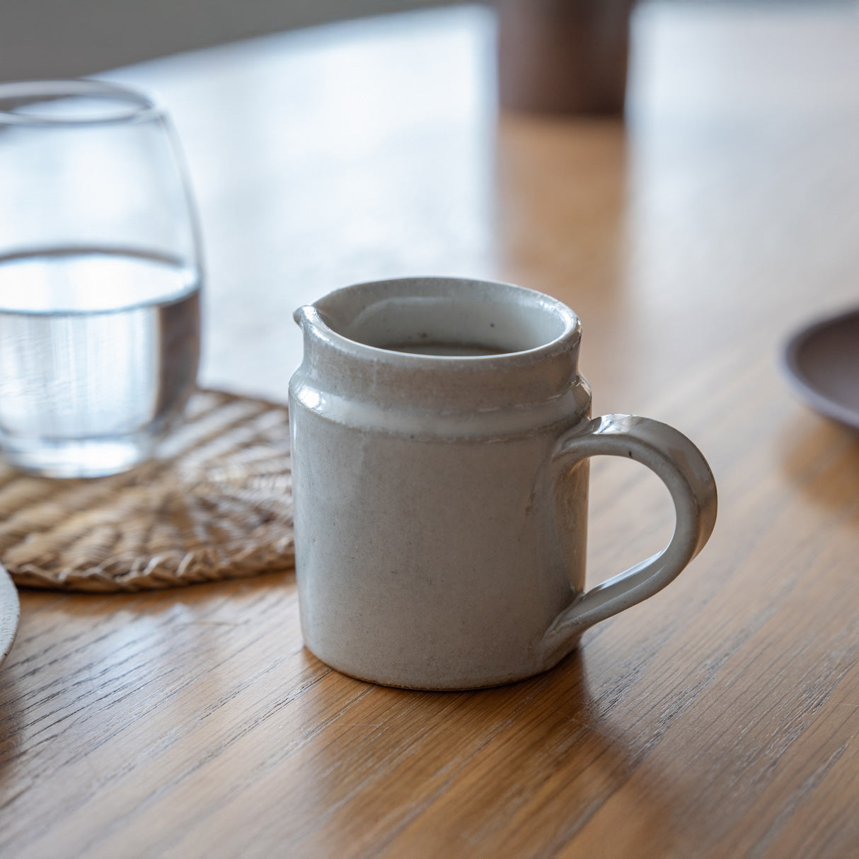 Handcrafted Shigaraki Milk Pitcher inNatural, , – Clay Cooking Utensils, made in Japan