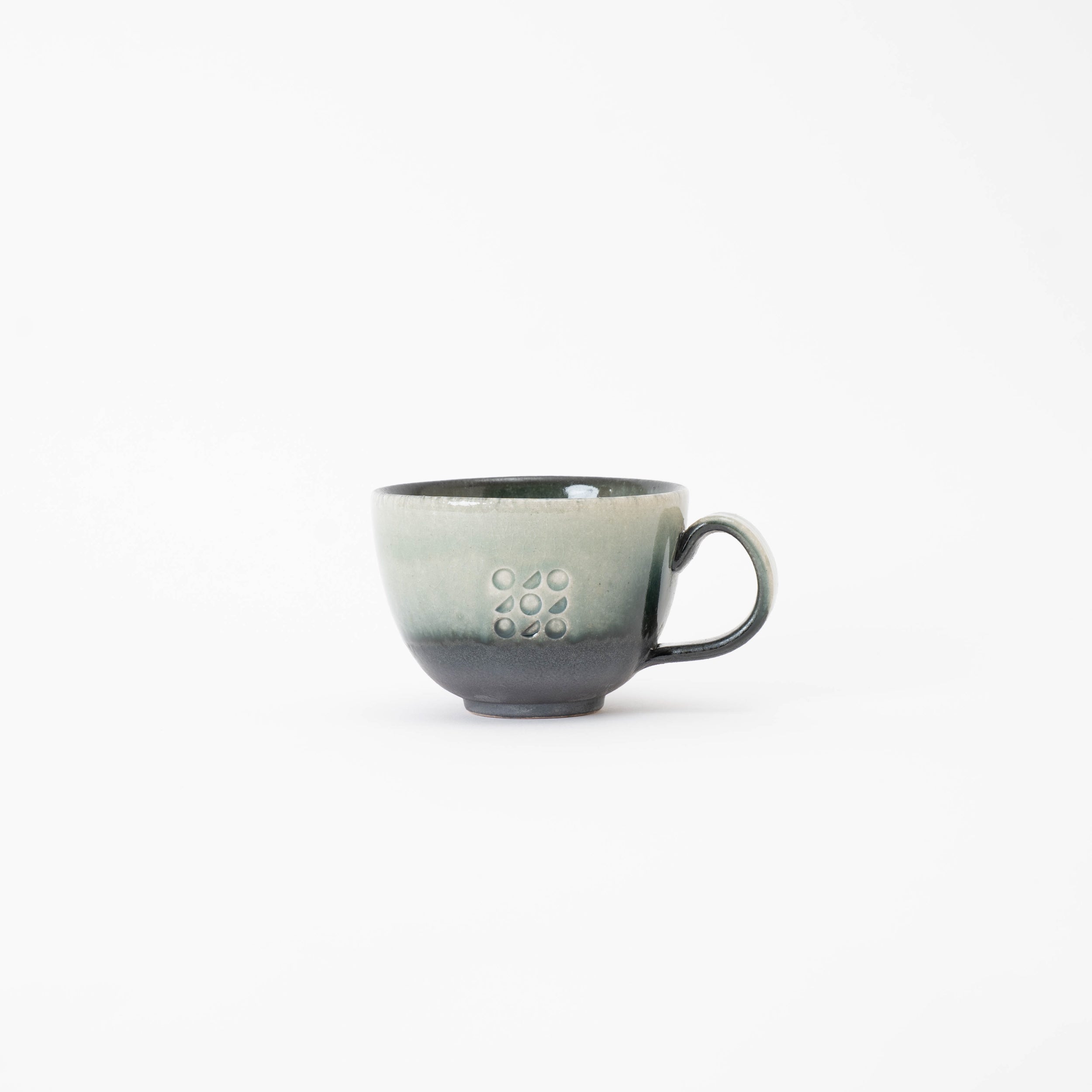 Handcrafted Shigaraki Mug inCeladon, , – Hitotsuki, made in Japan