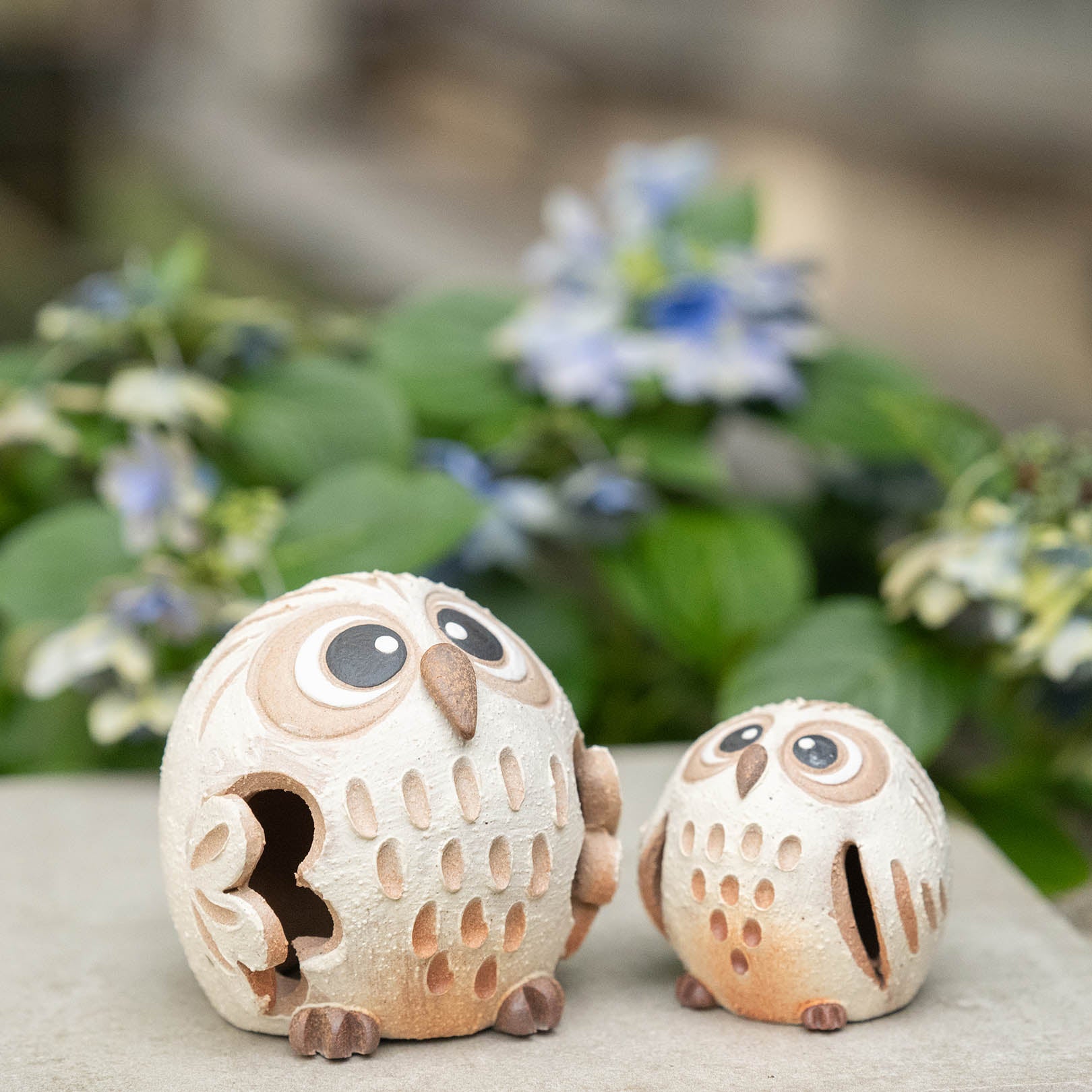 Handcrafted Shigaraki Perfectly Round Owl inNo. 2, , – hoccori, made in Japan
