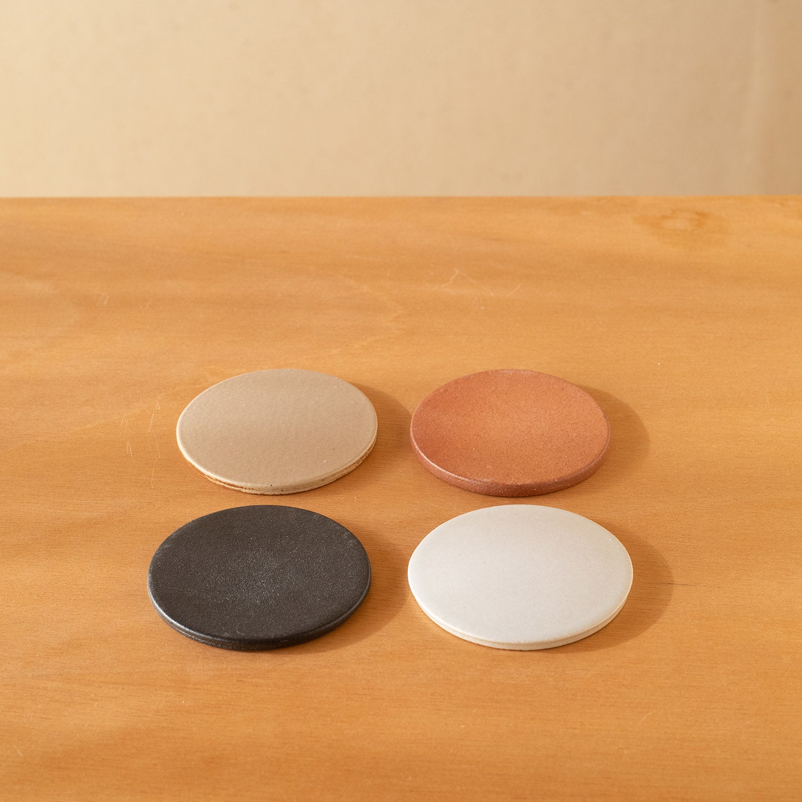 Simple Plate Small-handmade Shigaraki Homeware / Trays-Christmas-Meizan Kiln