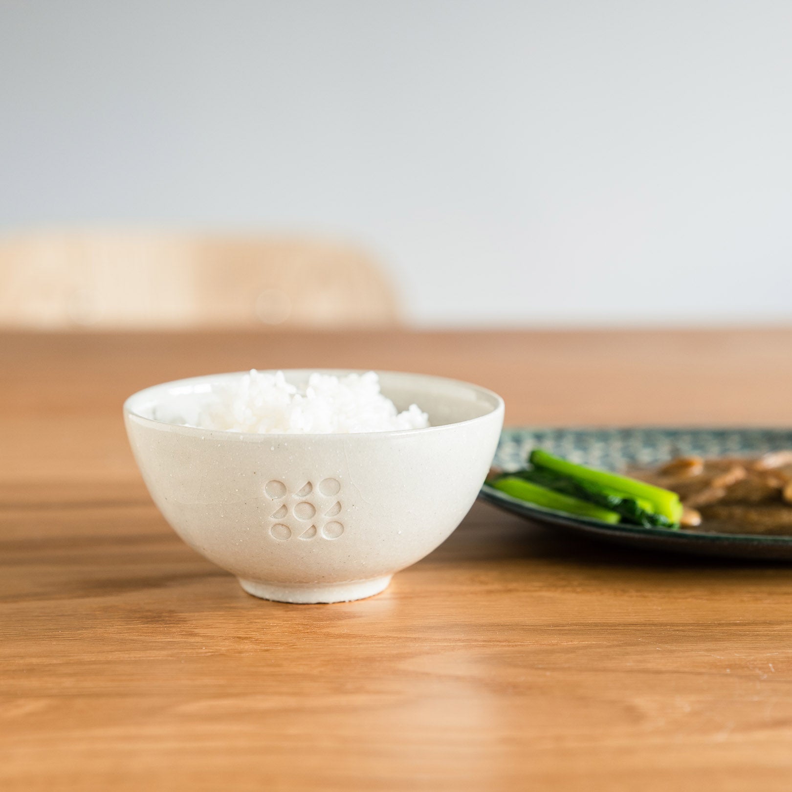 Handcrafted Shigaraki Rice Bowl inCeladon, , – Hitotsuki, made in Japan