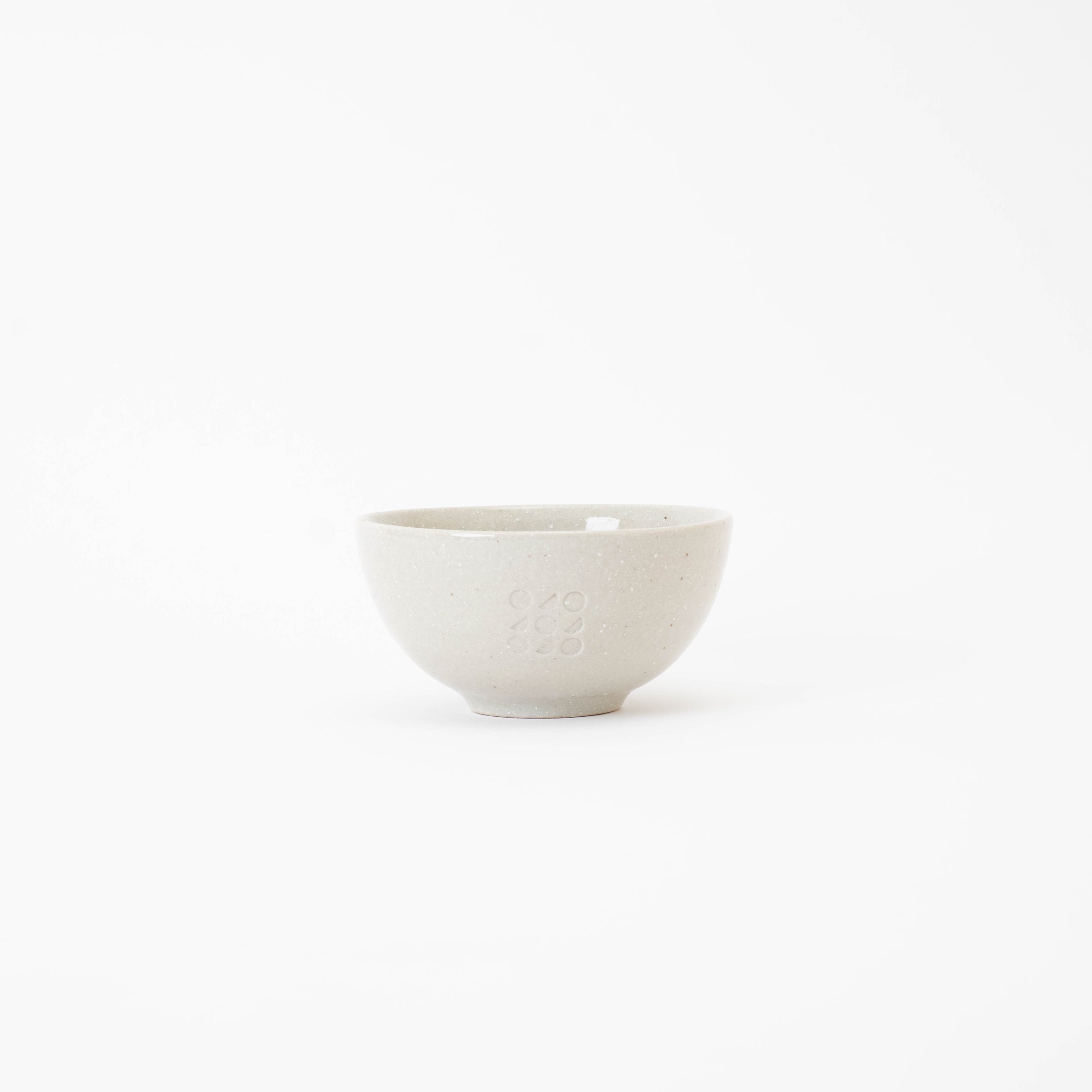Handcrafted Shigaraki Rice Bowl inMoon White, , – Hitotsuki, made in Japan