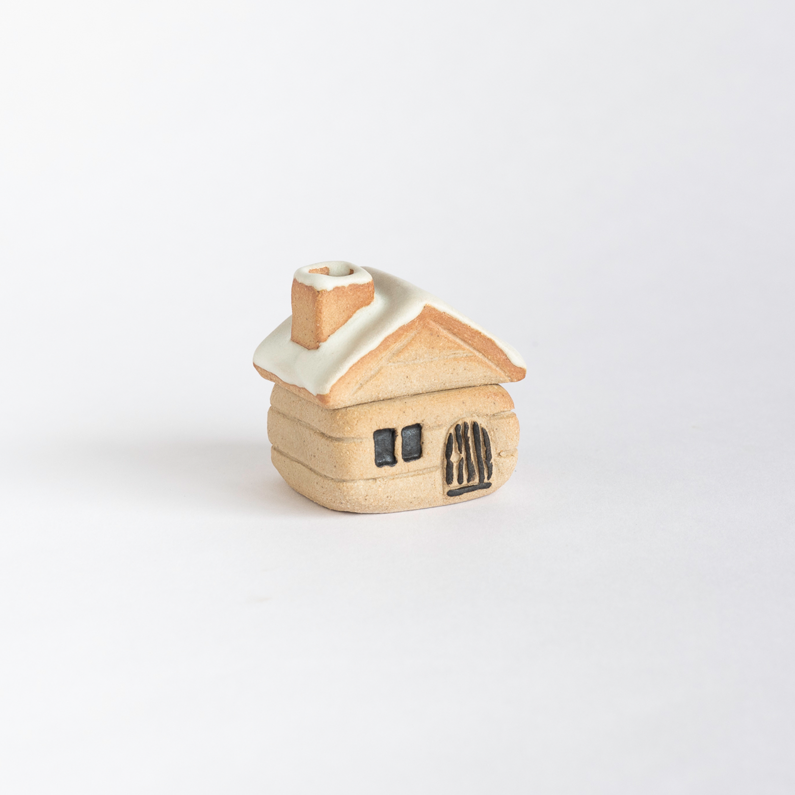 Small Festive Doll-handmade Shigaraki Homeware / Decoration-Christmas-Meizan Kiln