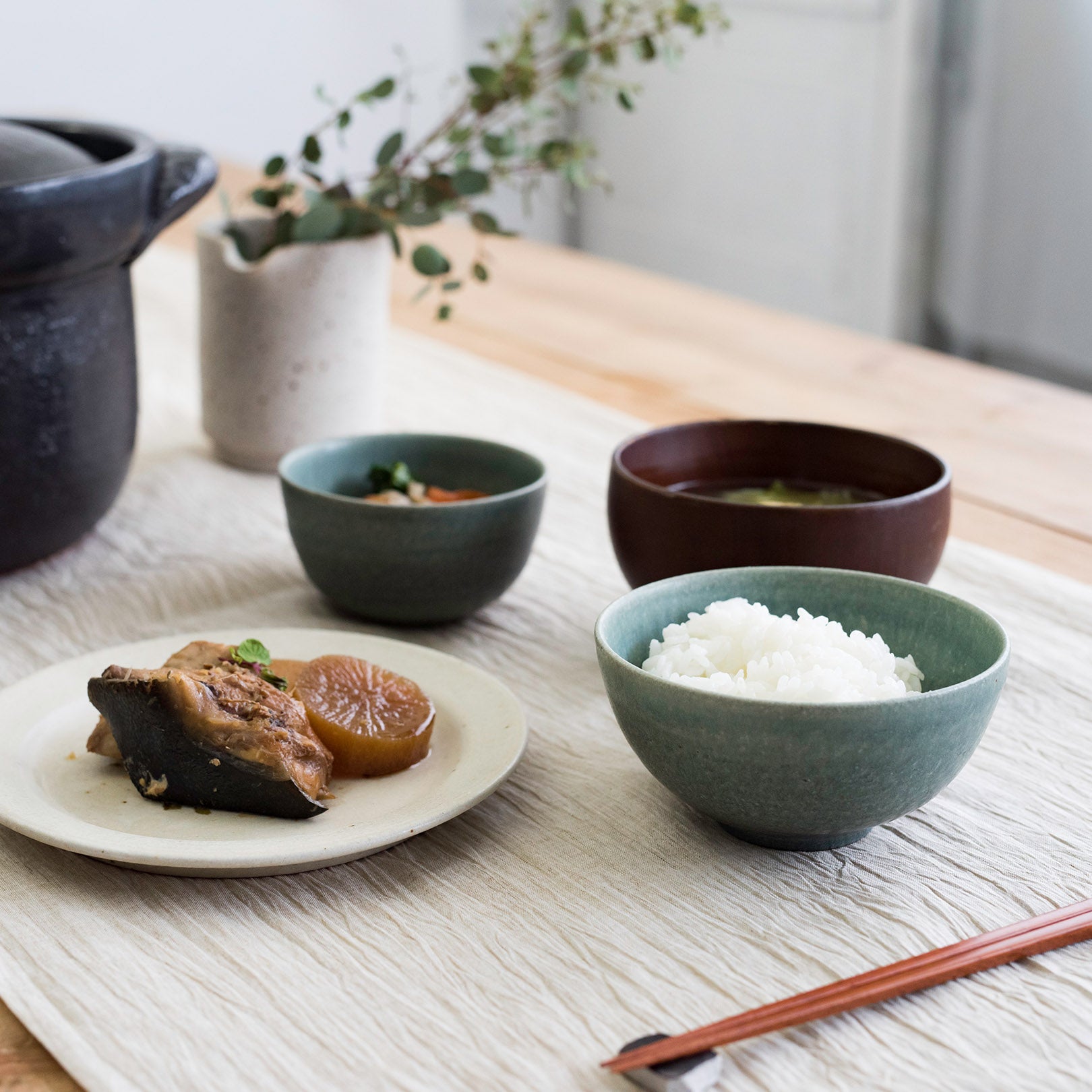 Rice Bowl-handmade Shigaraki Tableware / Bowls-TEIBAN WARE-Meizan Kiln