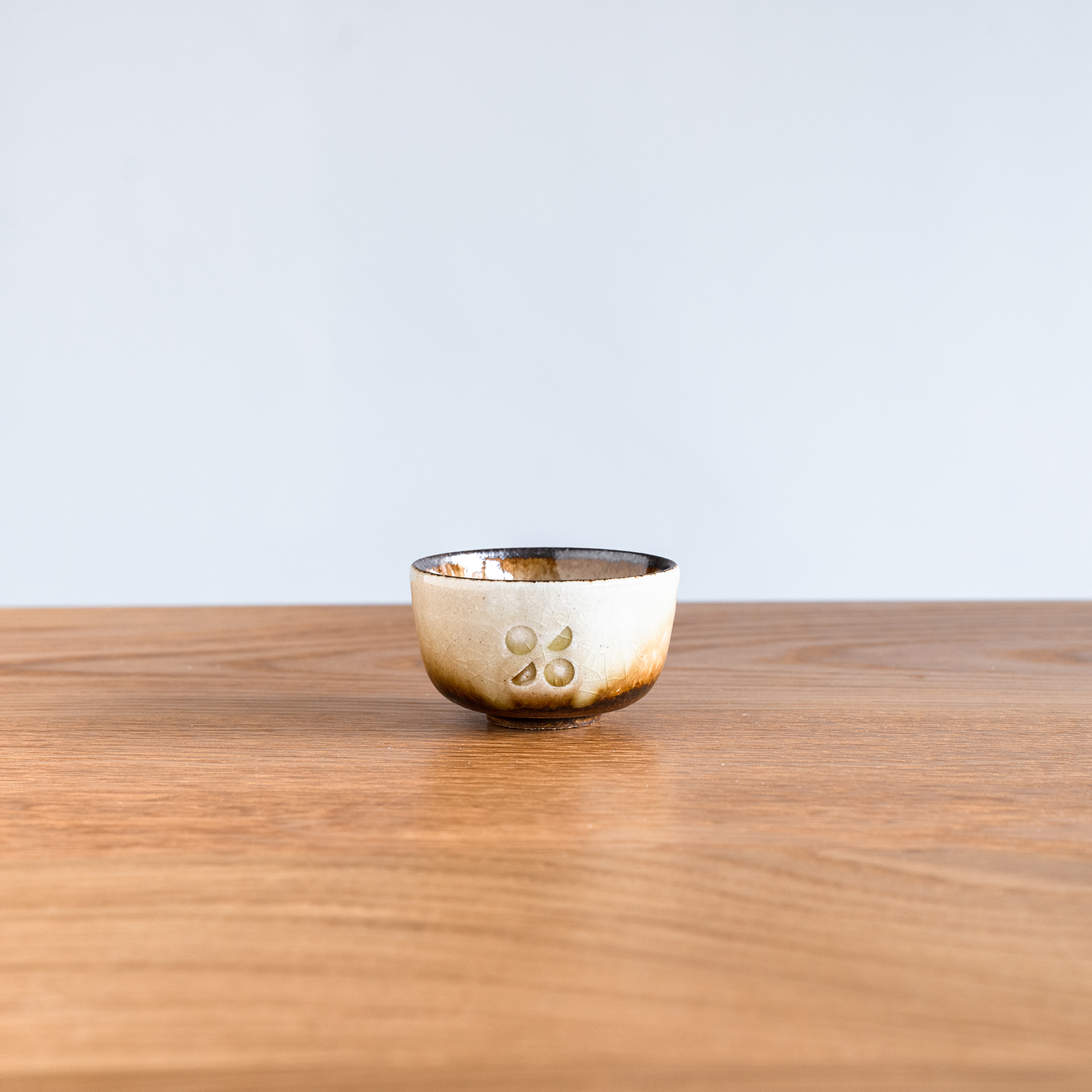 Handcrafted Shigaraki Sake Cup inCeladon, , – Hitotsuki, made in Japan