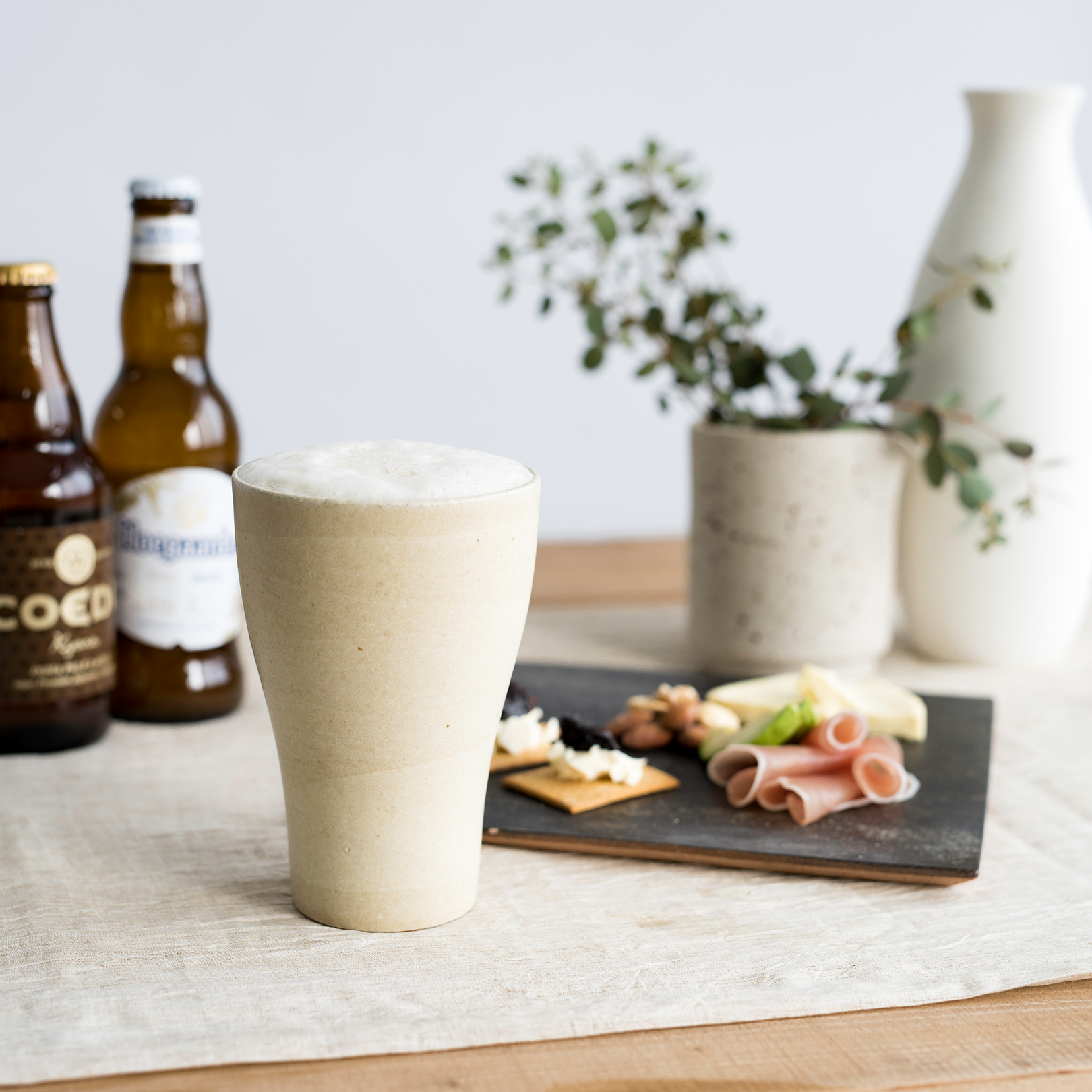 Beer Cup-handmade Shigaraki Tableware / Cups & Teacups-TEIBAN WARE-Meizan Kiln