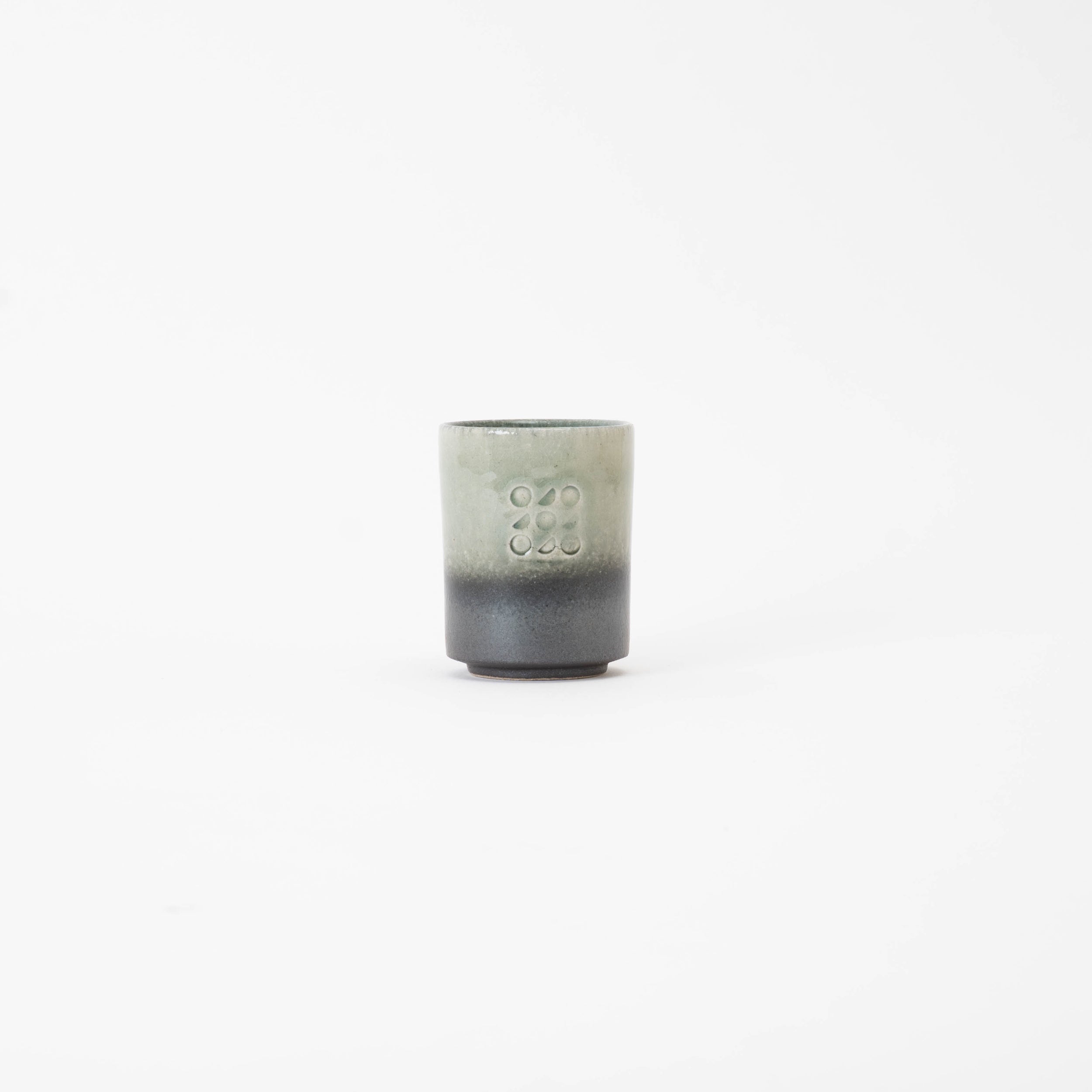 Handcrafted Shigaraki Tea Cup inCeladon, , – Hitotsuki, made in Japan