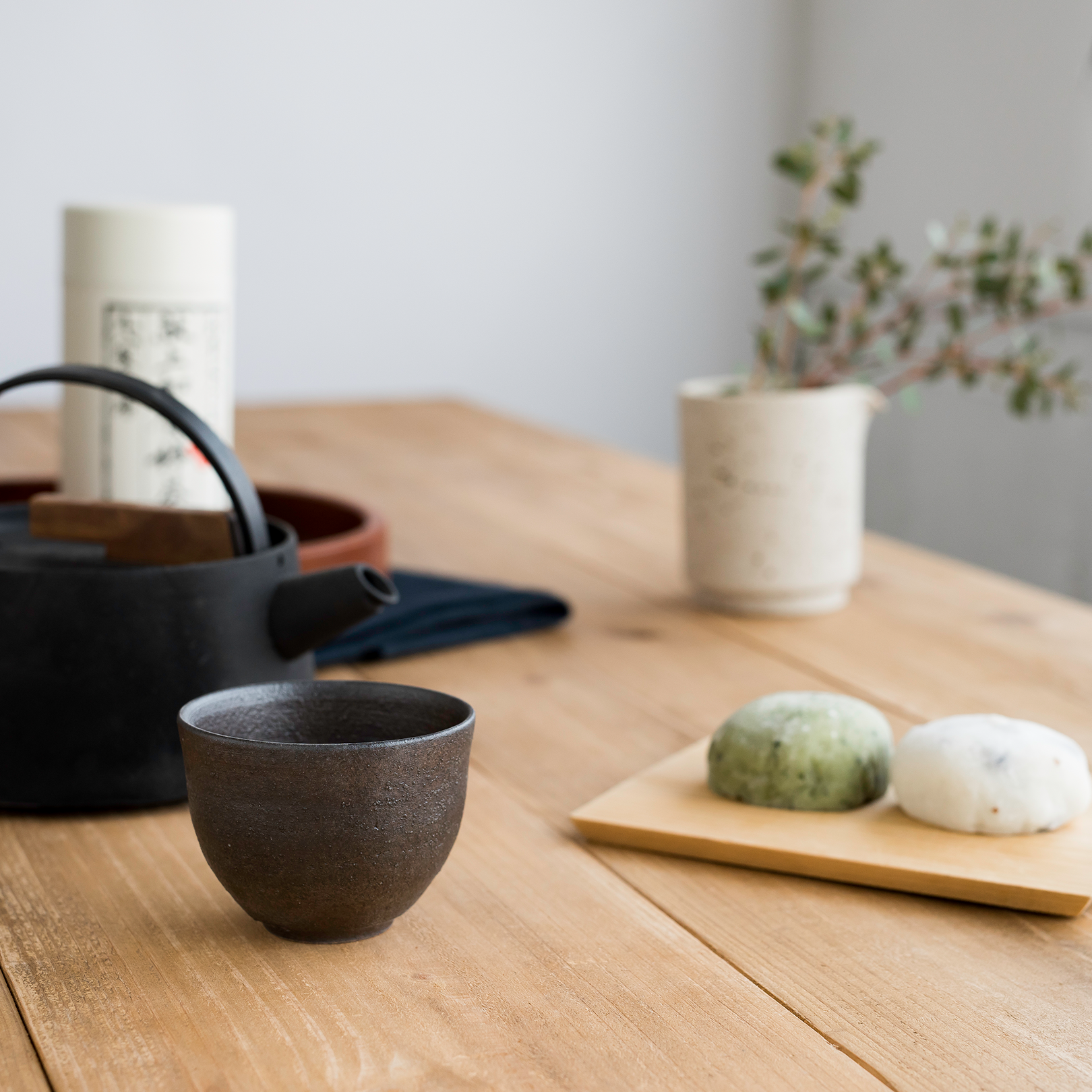 Handcrafted Shigaraki Tea Cup inCeladon, , – TEIBAN WARE, made in Japan