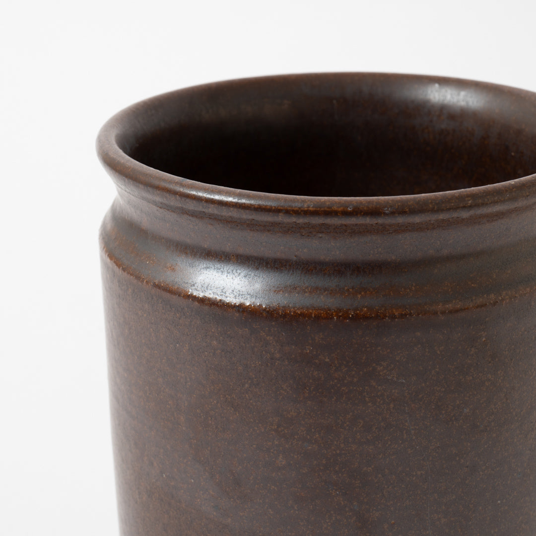 Handcrafted Shigaraki Tool Stand Large inNatural, , – Clay Cooking Utensils, made in Japan