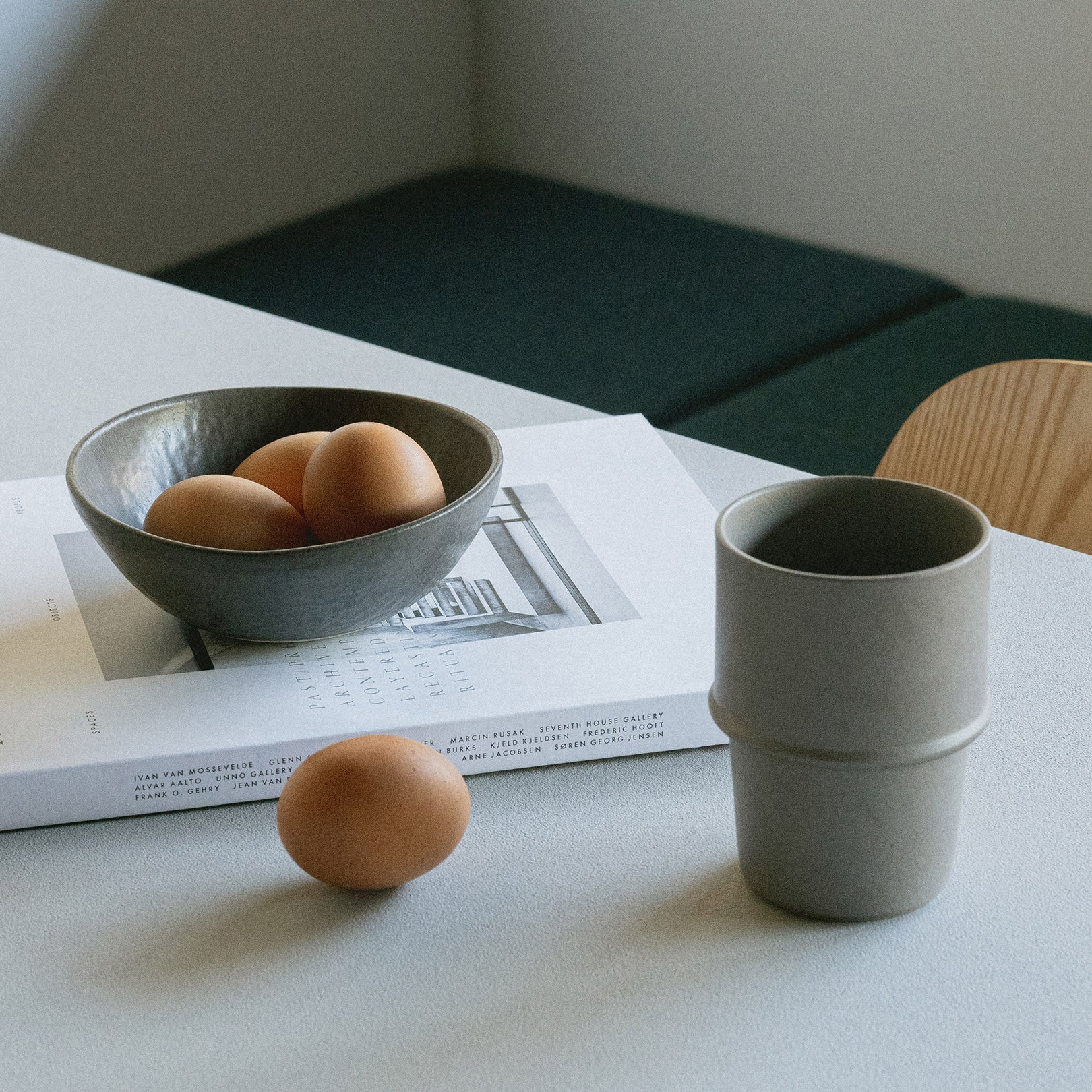 Cereal Bowl 14cm-handmade Shigaraki Tableware / Bowls-HIJICA-Meizan Kiln