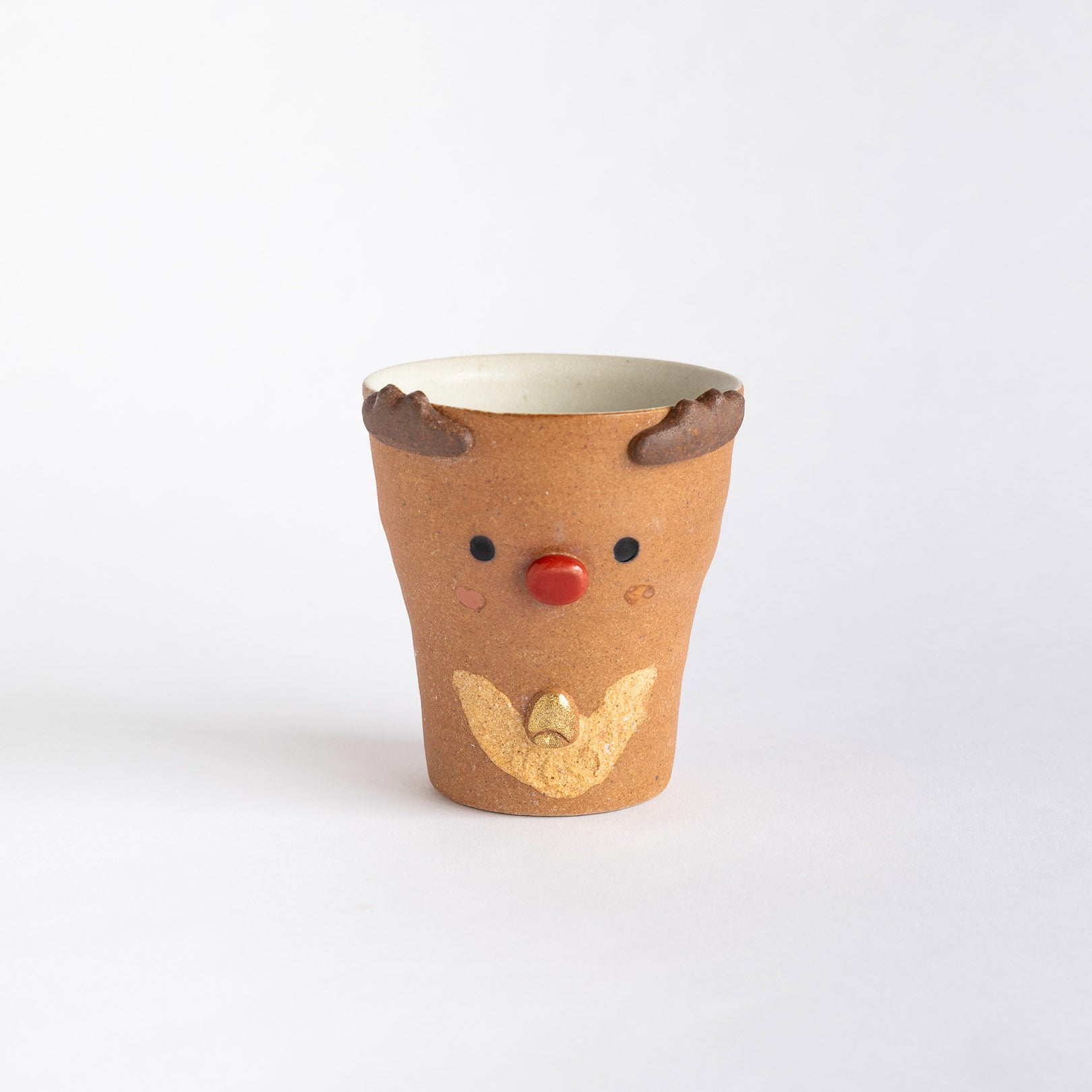 Festive Cup-handmade Shigaraki Tableware / Cups & Teacups-Christmas-Meizan Kiln