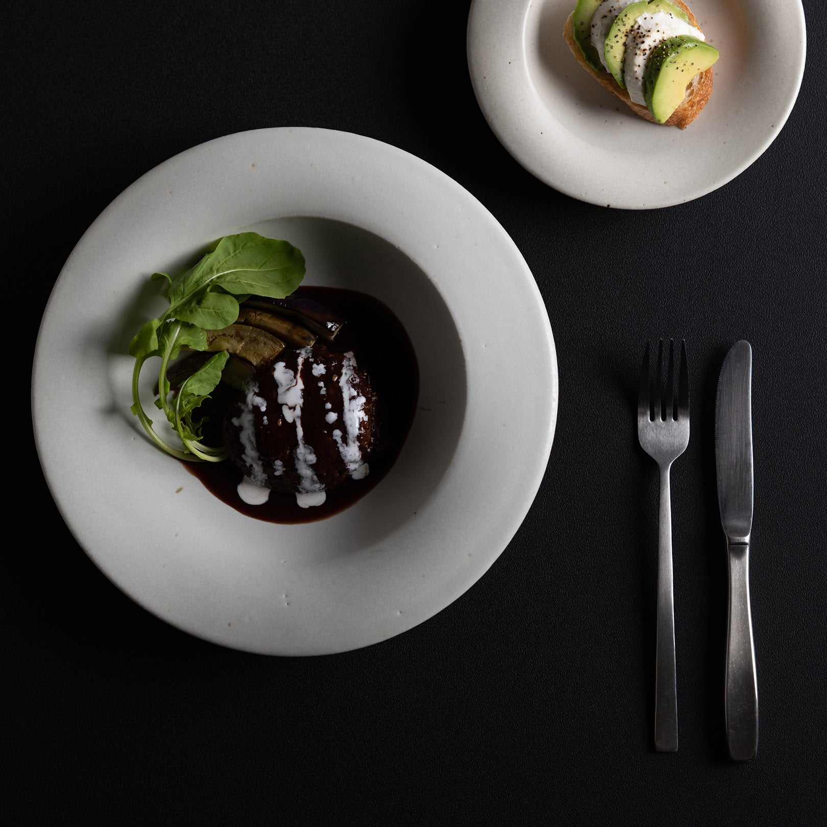 scoop L-handmade Shigaraki Tableware / Plates-secca-Meizan Kiln