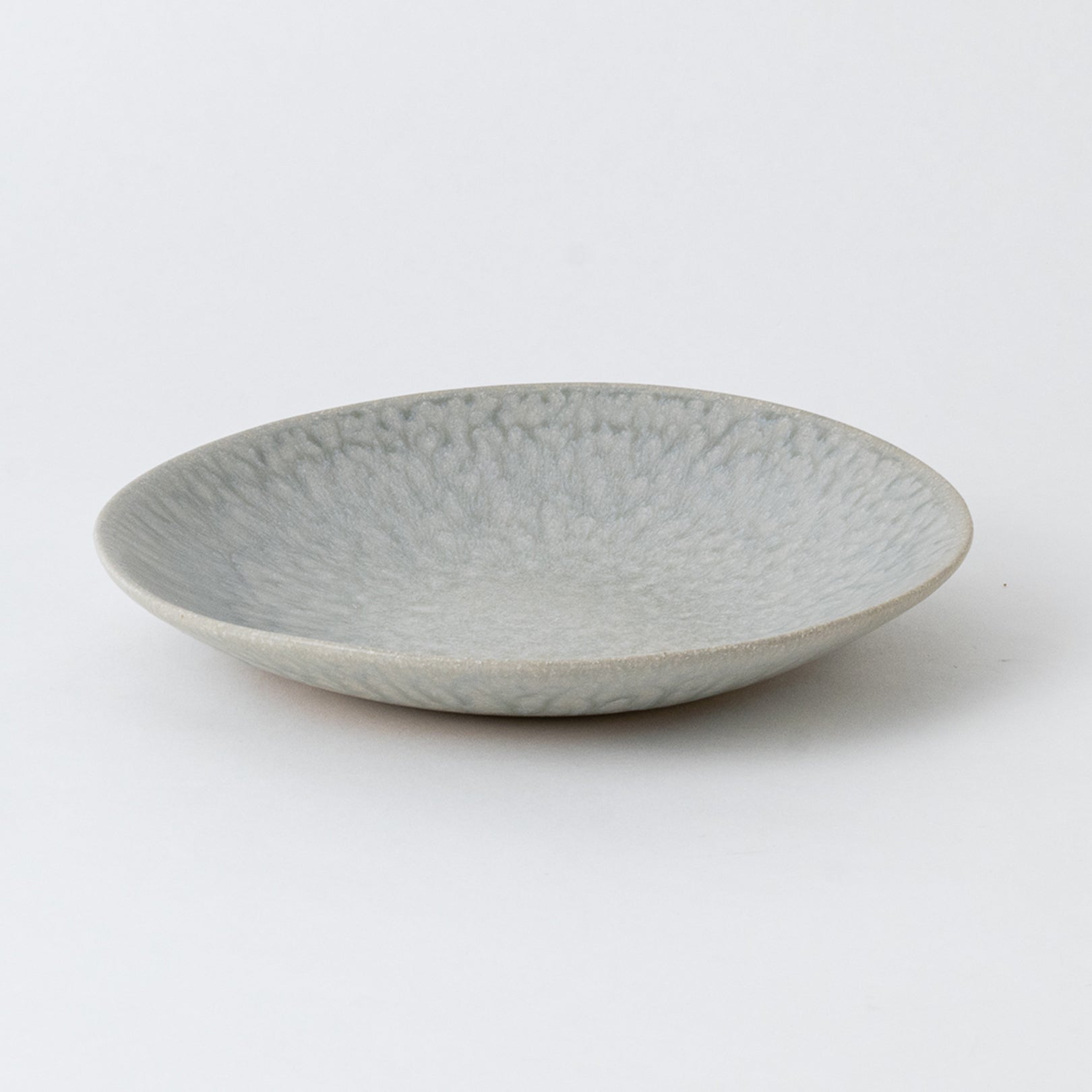 Dinner Plate 24cm-handmade Shigaraki Tableware / Plates-HIJICA-Meizan Kiln