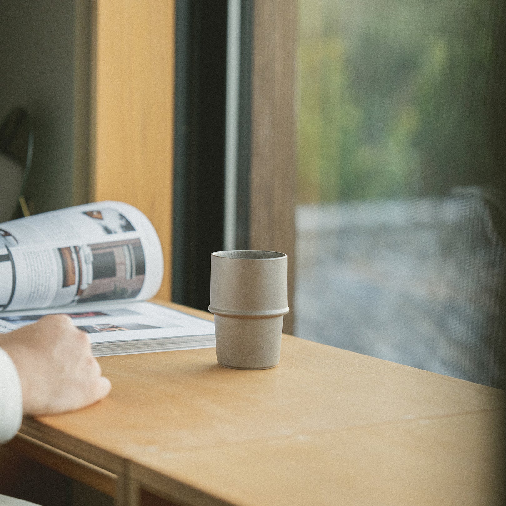 Tumbler 250ml-handmade Shigaraki Tableware / Cups & Teacups-HIJICA-Meizan Kiln