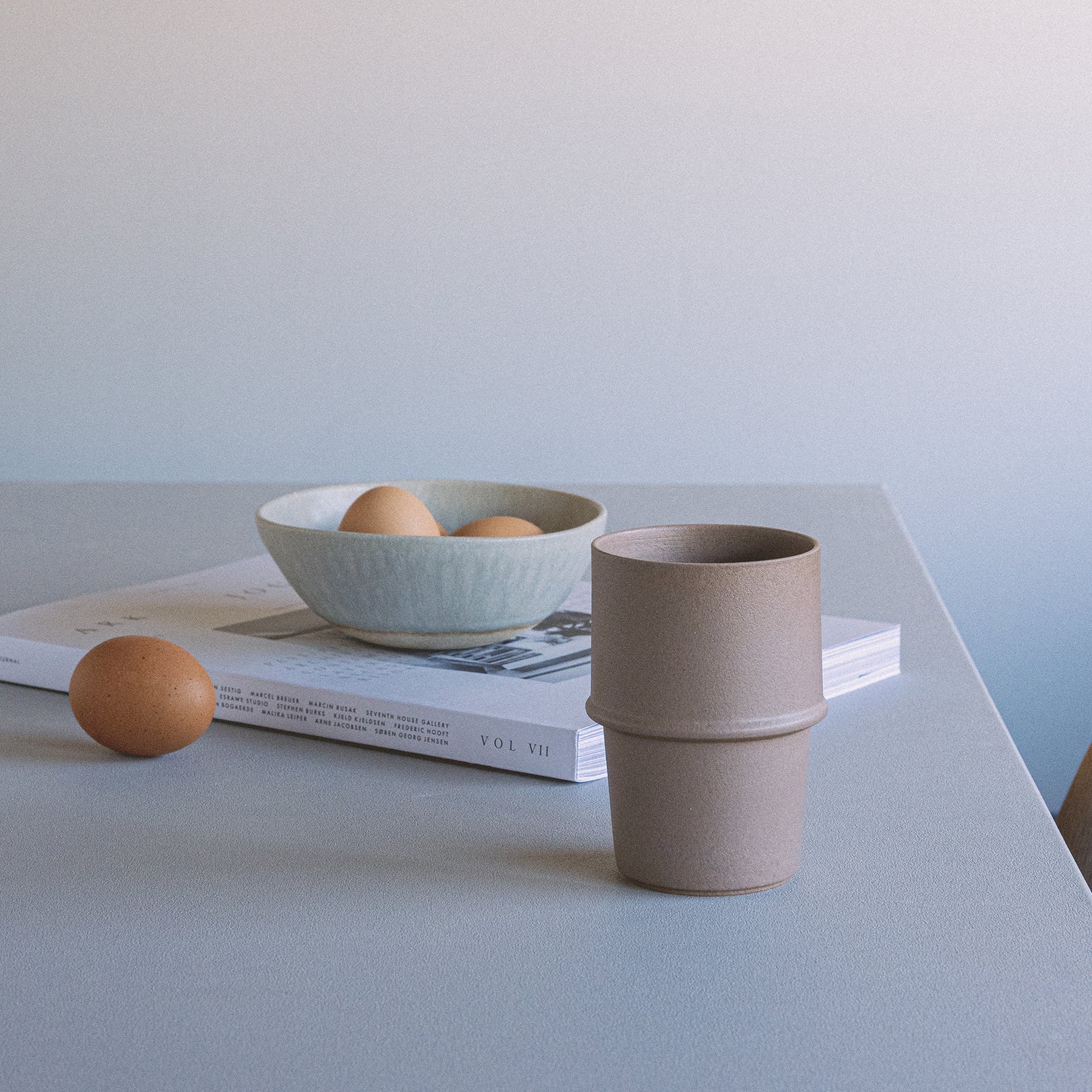 Tumbler 250ml-handmade Shigaraki Tableware / Cups & Teacups-HIJICA-Meizan Kiln