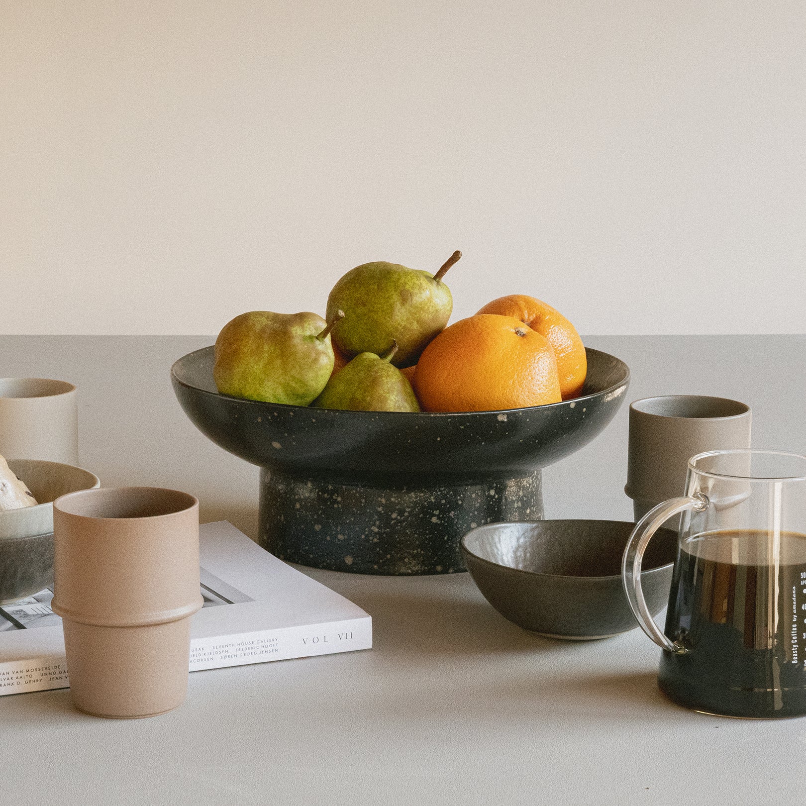 Decoration Bowl-handmade Shigaraki Homeware / Trays-HIJICA-Meizan Kiln