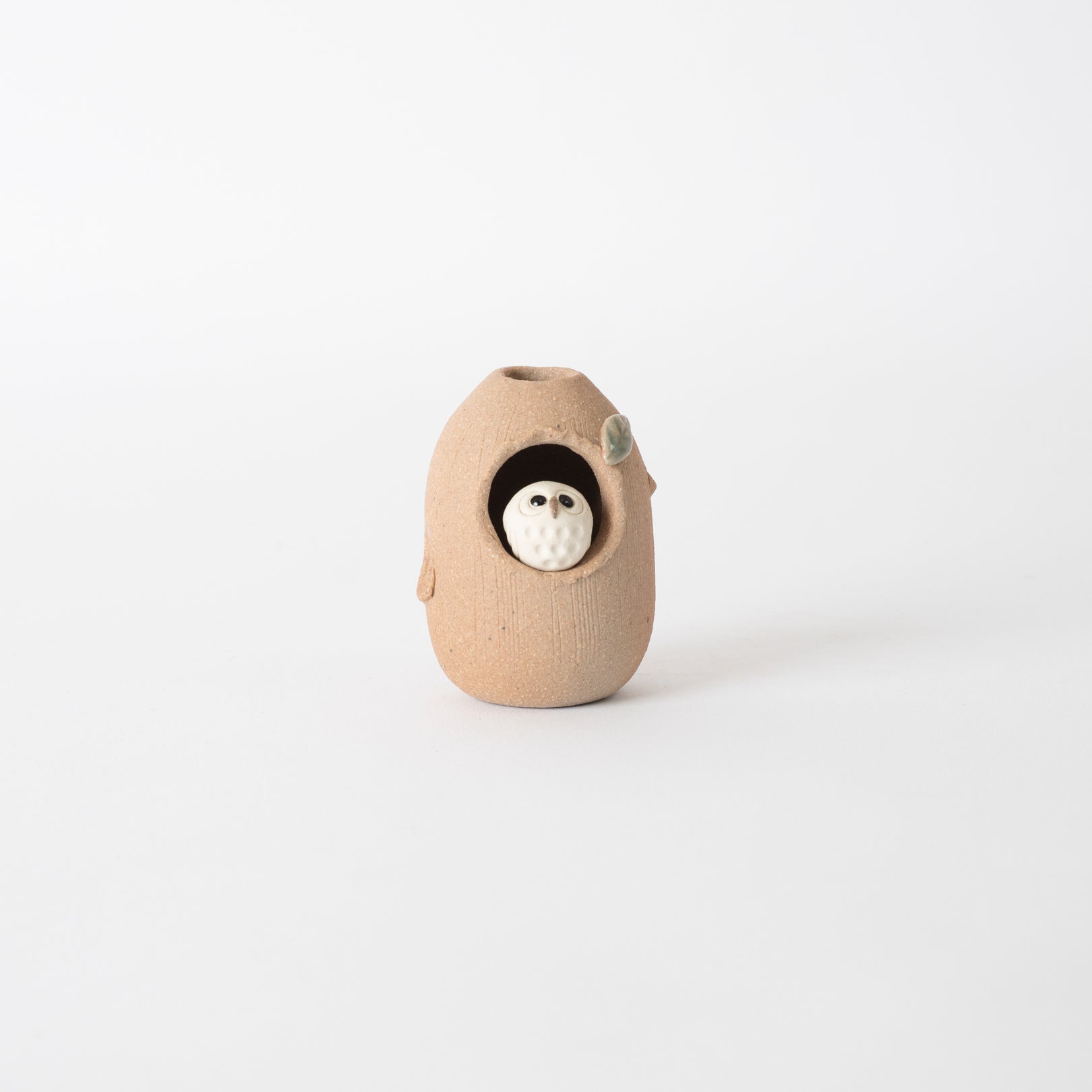 Scarlet Owl Mini Vase