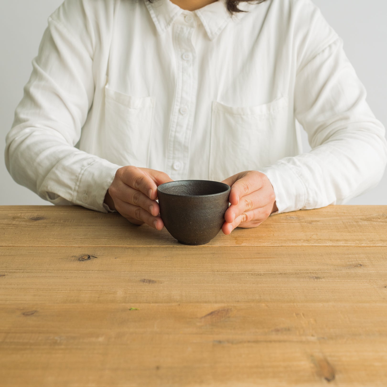 Tea Cup-handmade Shigaraki Tableware / Cups & Teacups-TEIBAN WARE-Meizan Kiln