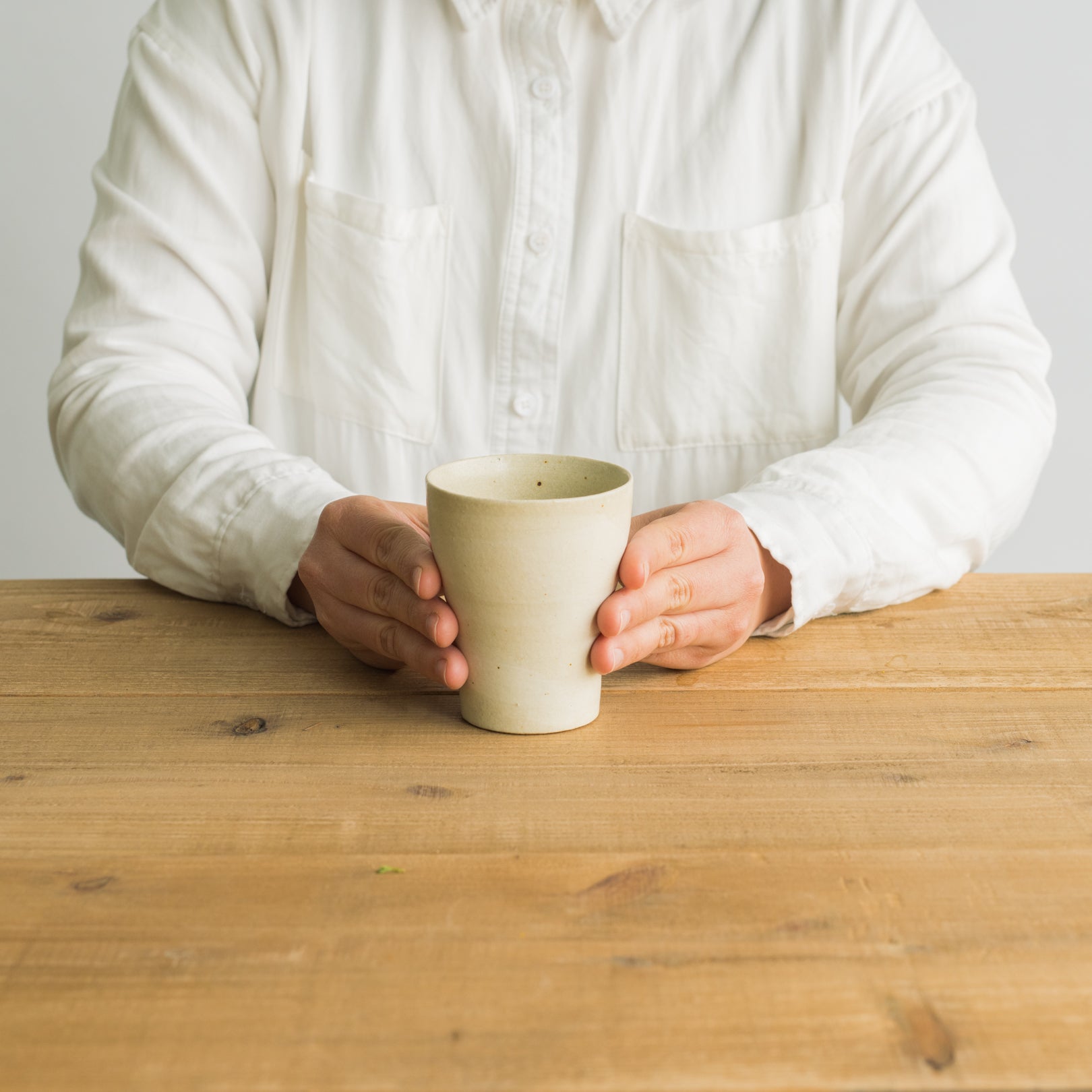 Cup M-handmade Shigaraki Tableware / Cups & Teacups-TEIBAN WARE-Meizan Kiln