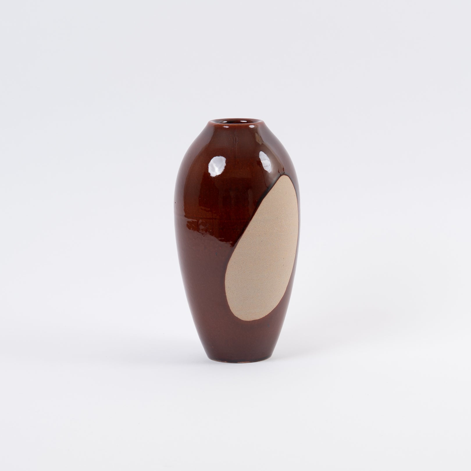 Handcrafted Shigaraki Big Vase inIvory, , – ma, made in Japan