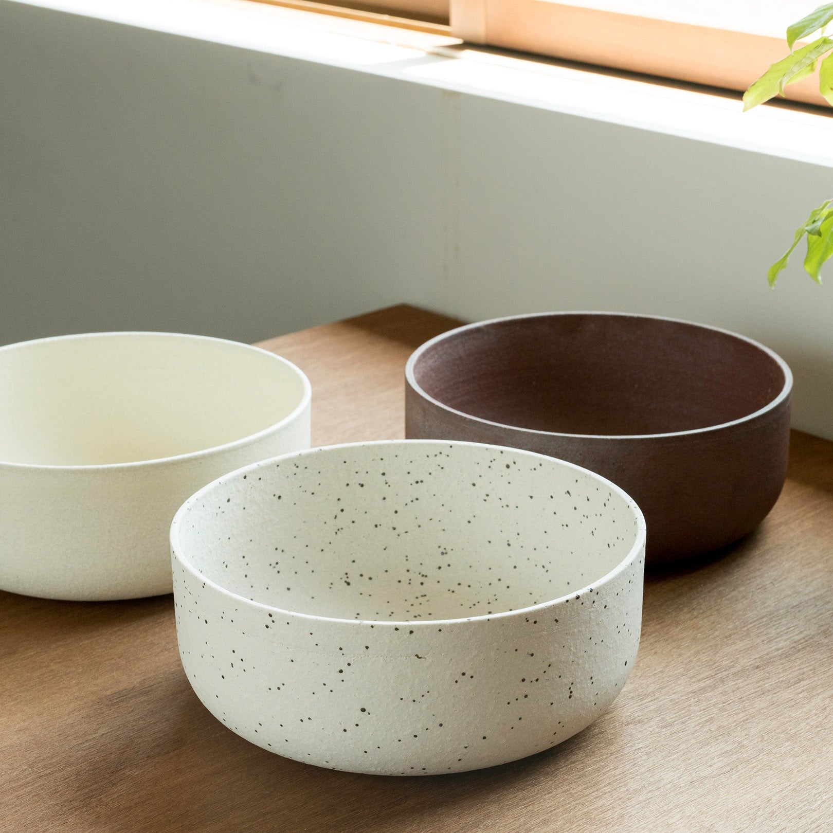 Handcrafted Shigaraki BOWL L inSHIROTSUCHI, , – GRAIN WARE, made in Japan