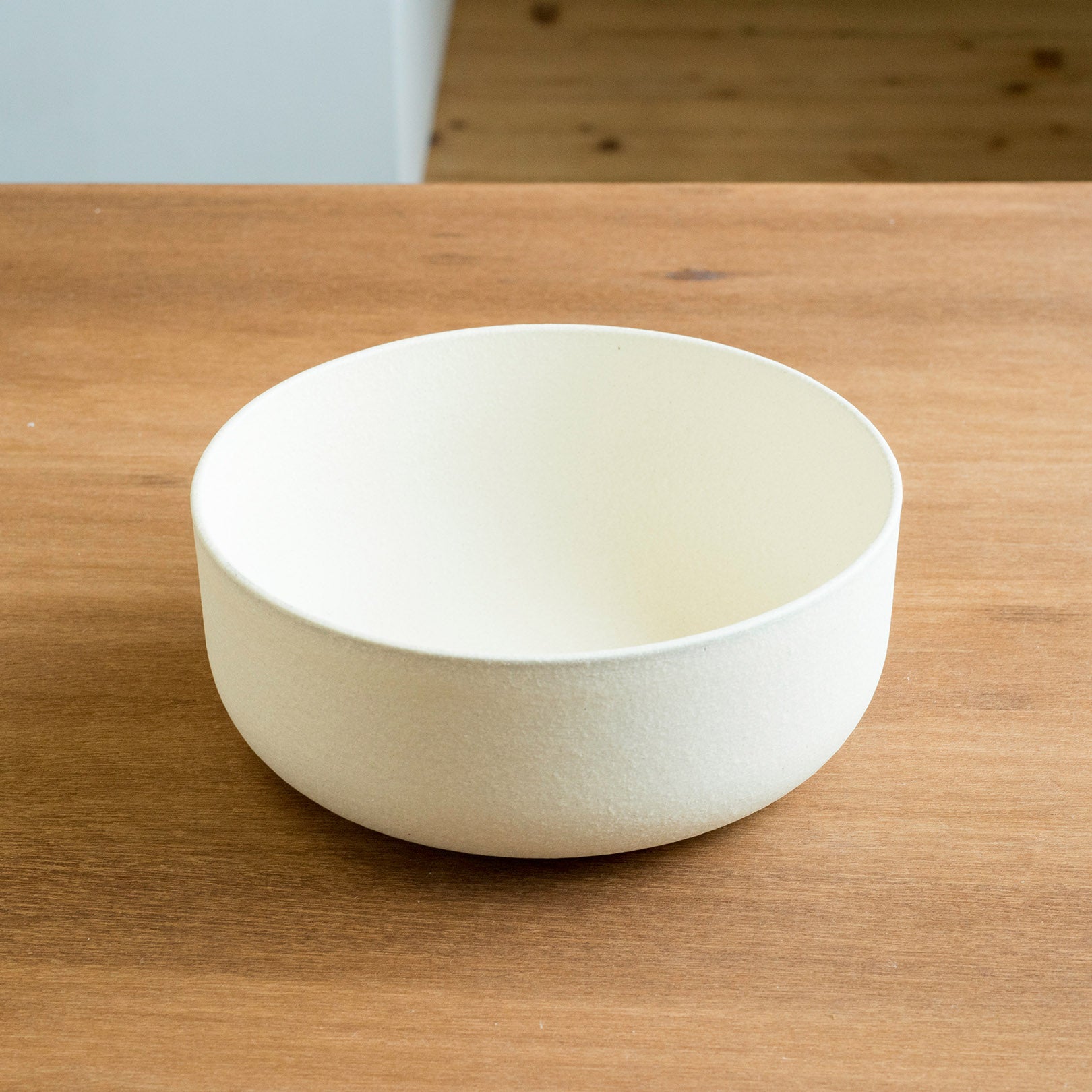 Handcrafted Shigaraki BOWL L inSHIROTSUCHI, , – GRAIN WARE, made in Japan