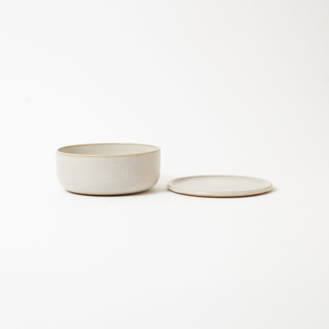 Handcrafted Shigaraki Compact Pickling Jar inWhite, , – Clay Cooking Utensils, made in Japan