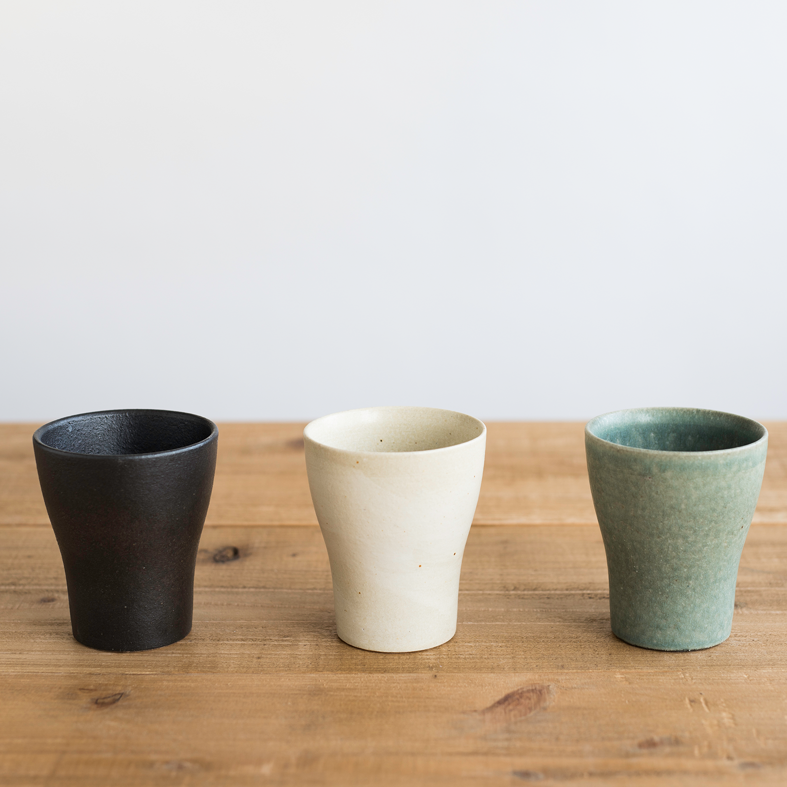 Handcrafted Shigaraki Cup M inCeladon, , – TEIBAN WARE, made in Japan