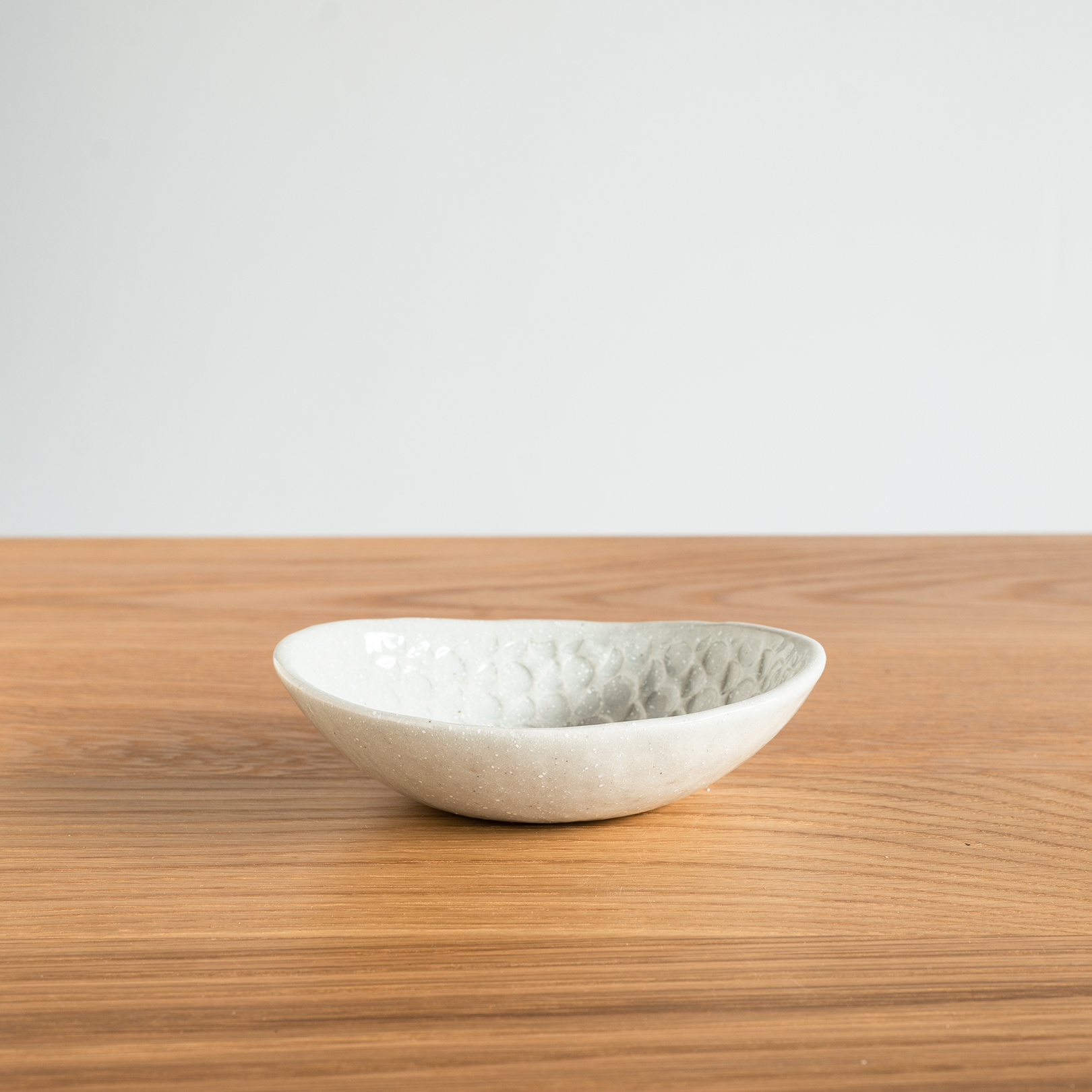 Handcrafted Shigaraki Deep Plate Mini inCeladon, , – Hitotsuki, made in Japan