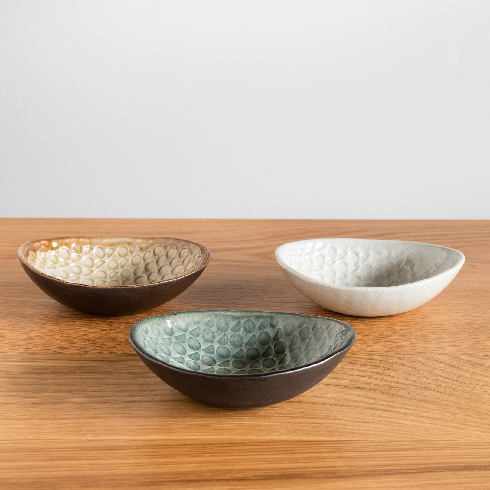 Handcrafted Shigaraki Deep Plate Mini inCeladon, , – Hitotsuki, made in Japan