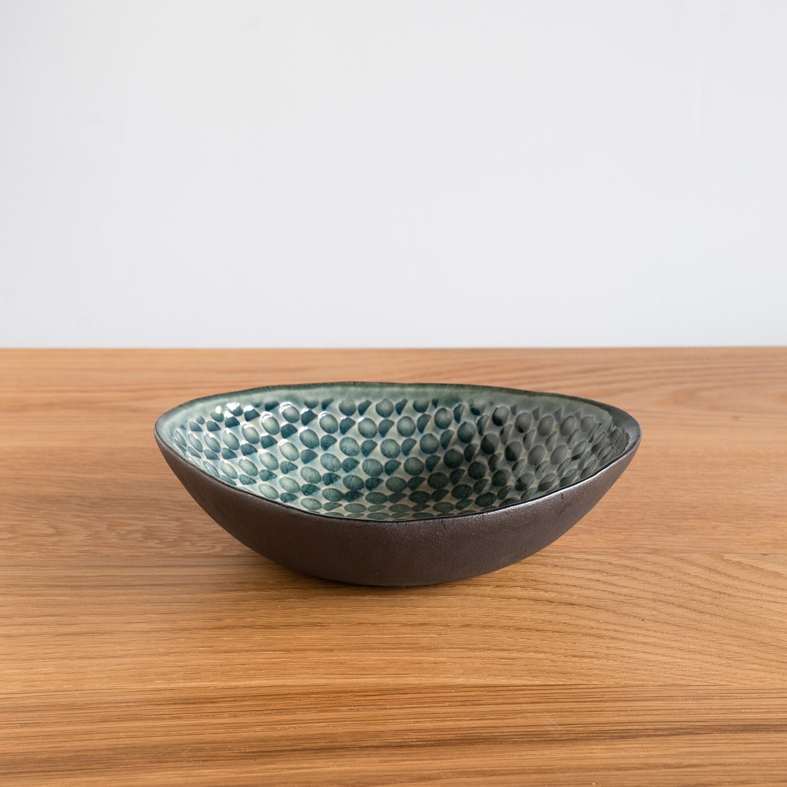 Handcrafted Shigaraki Deep Plate Small inCeladon, , – Hitotsuki, made in Japan