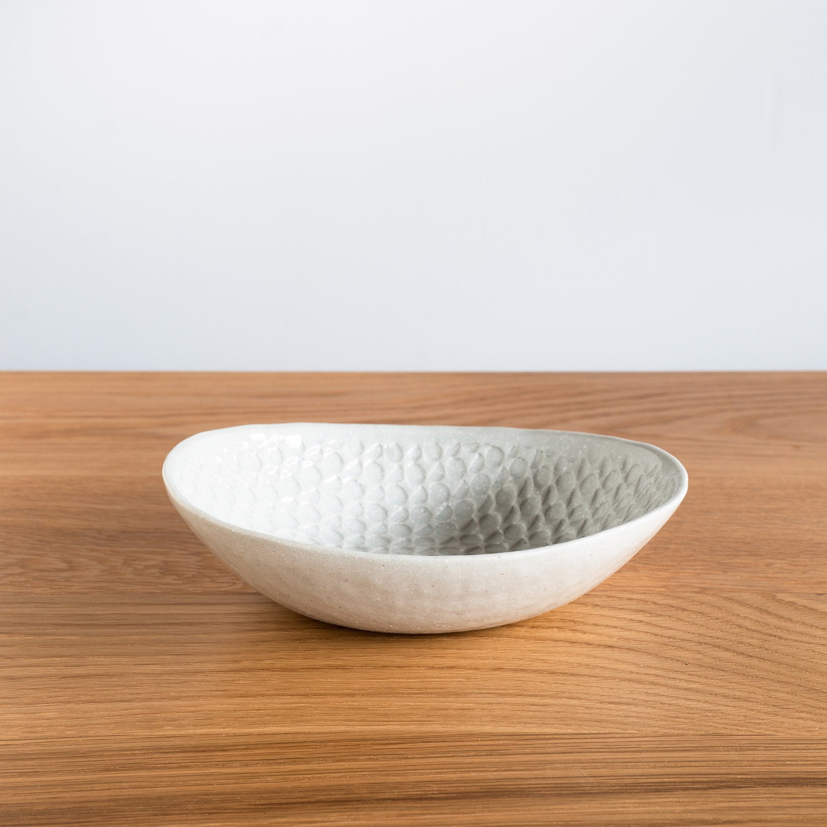 Handcrafted Shigaraki Deep Plate Small inCeladon, , – Hitotsuki, made in Japan