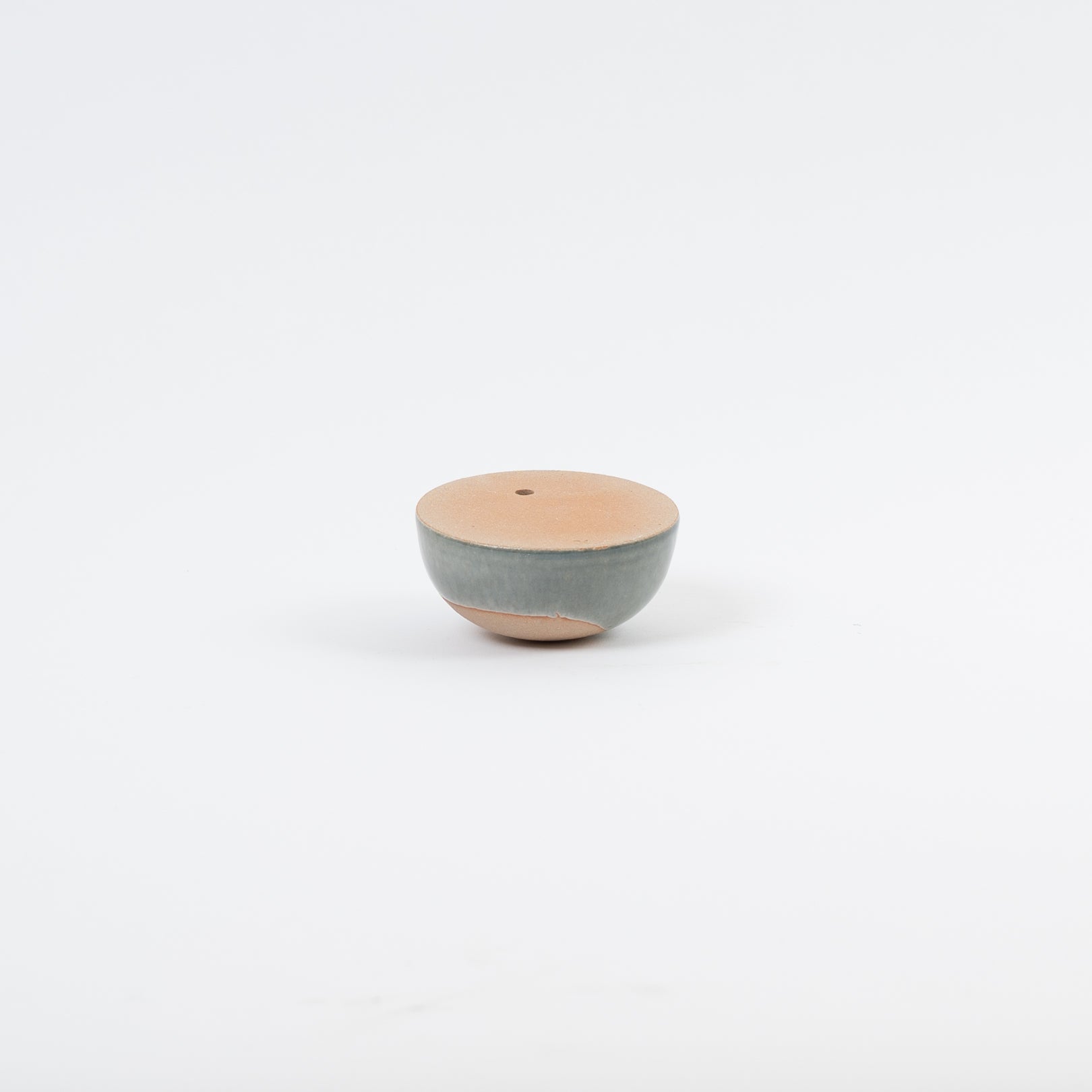 Handcrafted Shigaraki Dome Wall Vase inSky Blue, , – ma, made in Japan