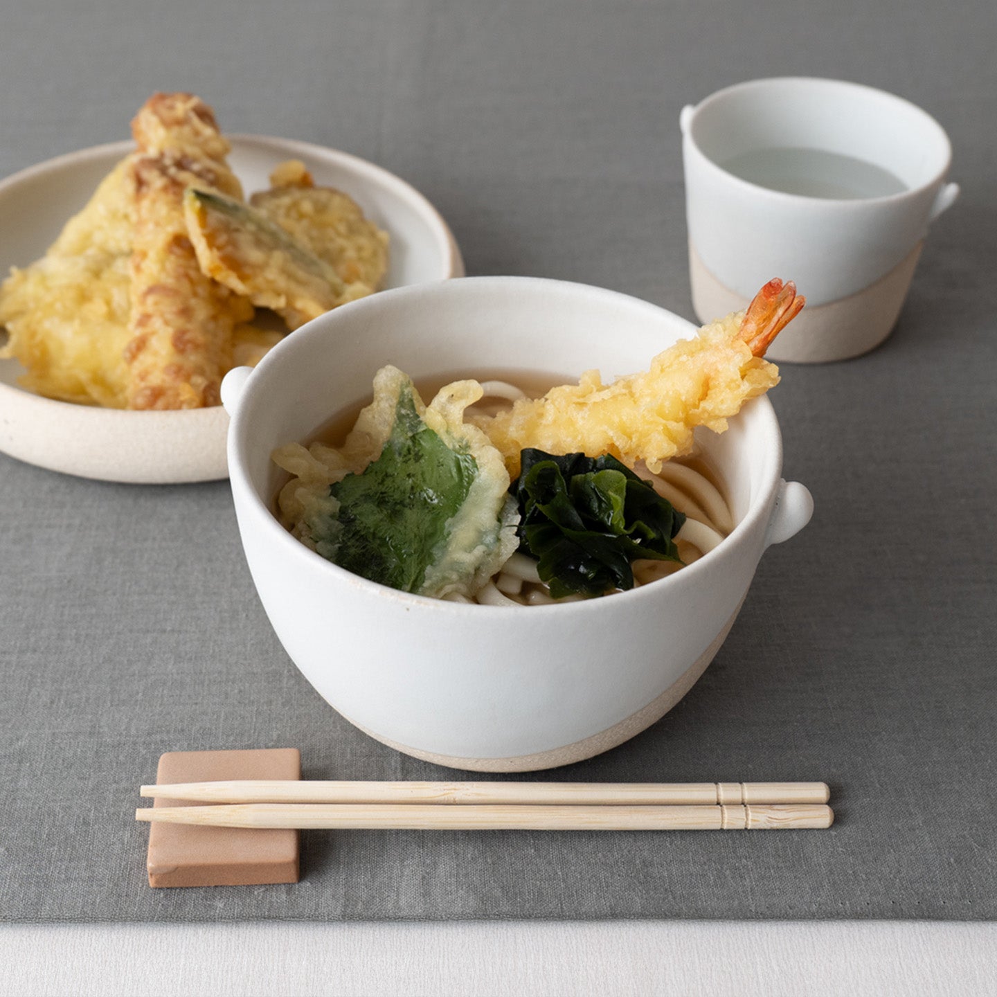 Handcrafted Shigaraki Donburi Bowl inWhite, , – codomono, made in Japan