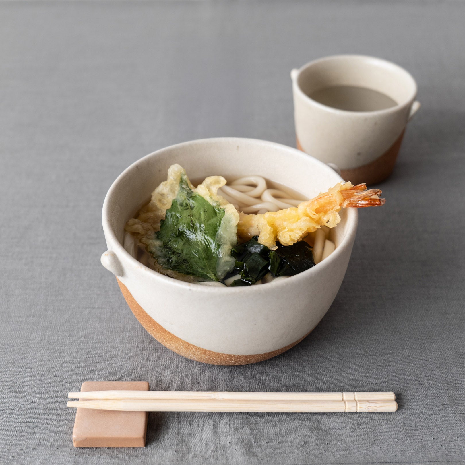 Handcrafted Shigaraki Donburi Bowl inWhite, , – codomono, made in Japan